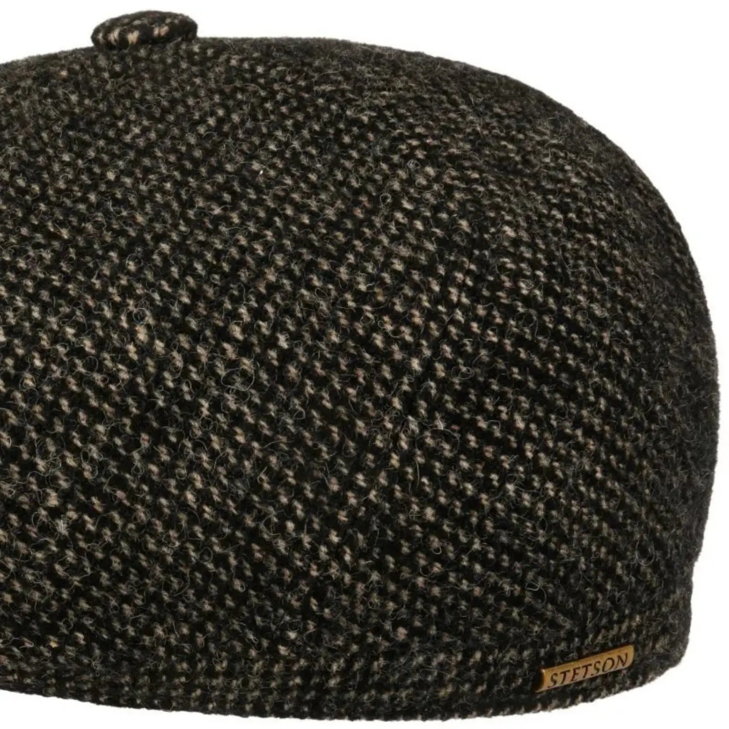 STETSON -  CASQUETTE 6 PANNEAUX LAINE - NOIR -  Klubb