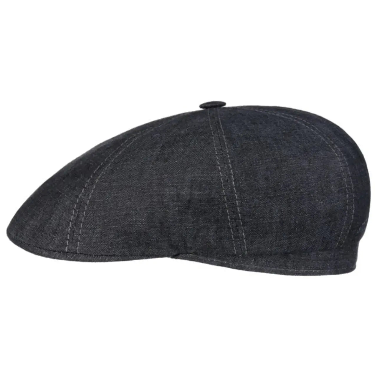 STETSON -  CASQUETTE 8 PANNEAUX LIN MARINE -  Klubb
