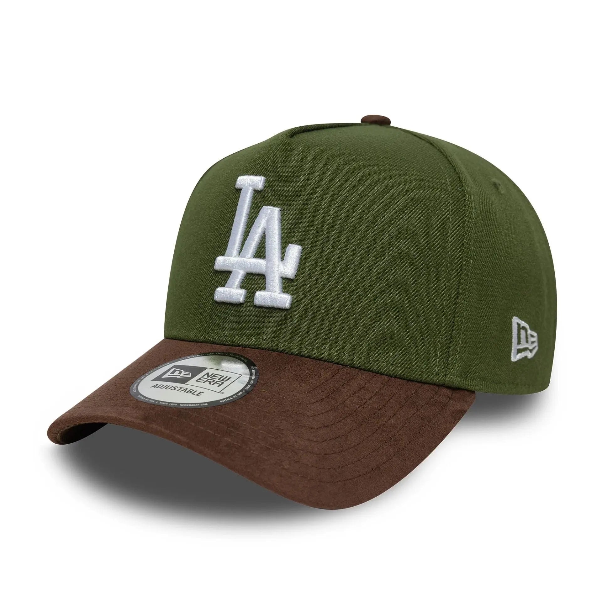 NEW ERA -  CASQUETTE 9FORTY E-FRAME LA DODGERS SUEDE VERT FONCÉ -  Klubb