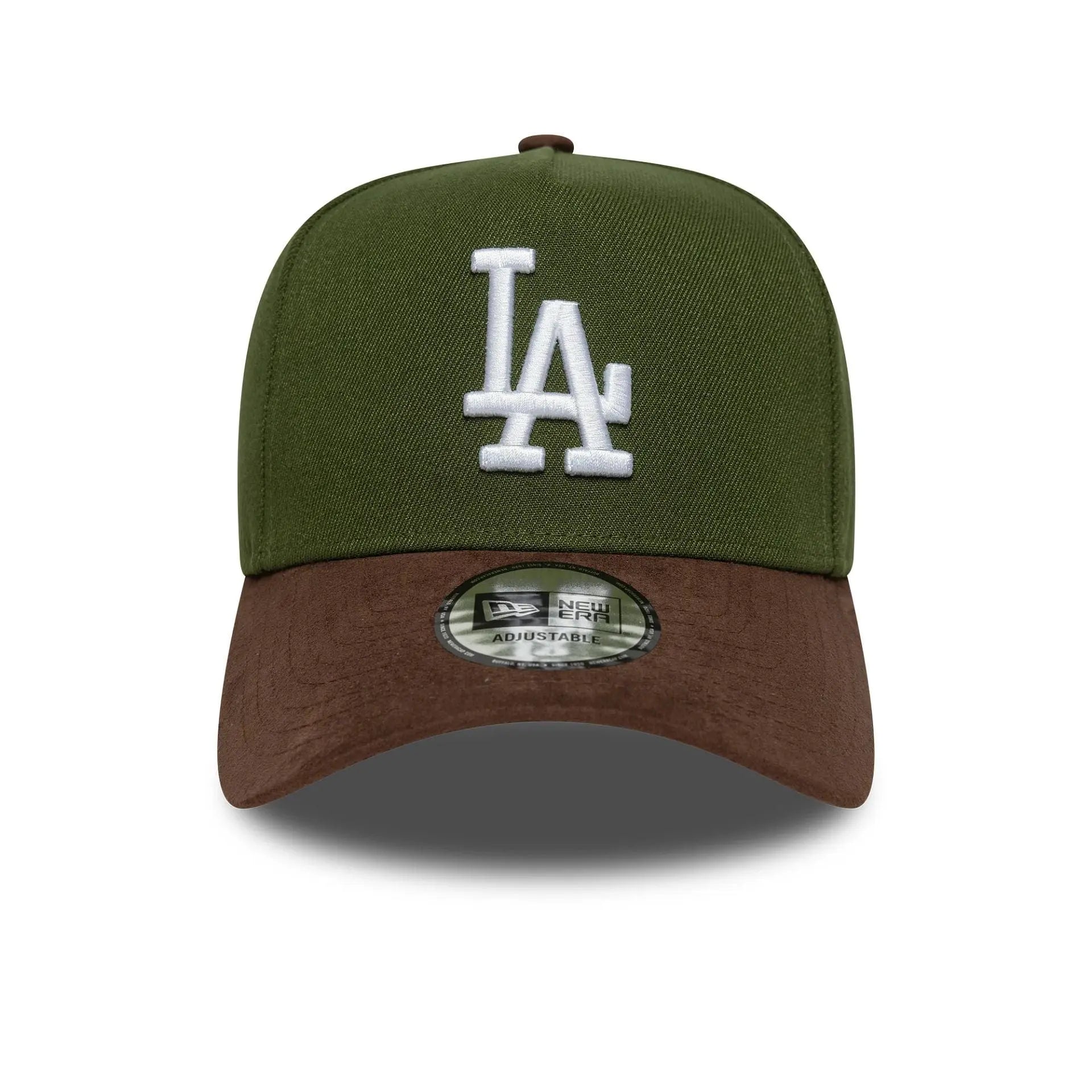 NEW ERA -  CASQUETTE 9FORTY E-FRAME LA DODGERS SUEDE VERT FONCÉ -  Klubb