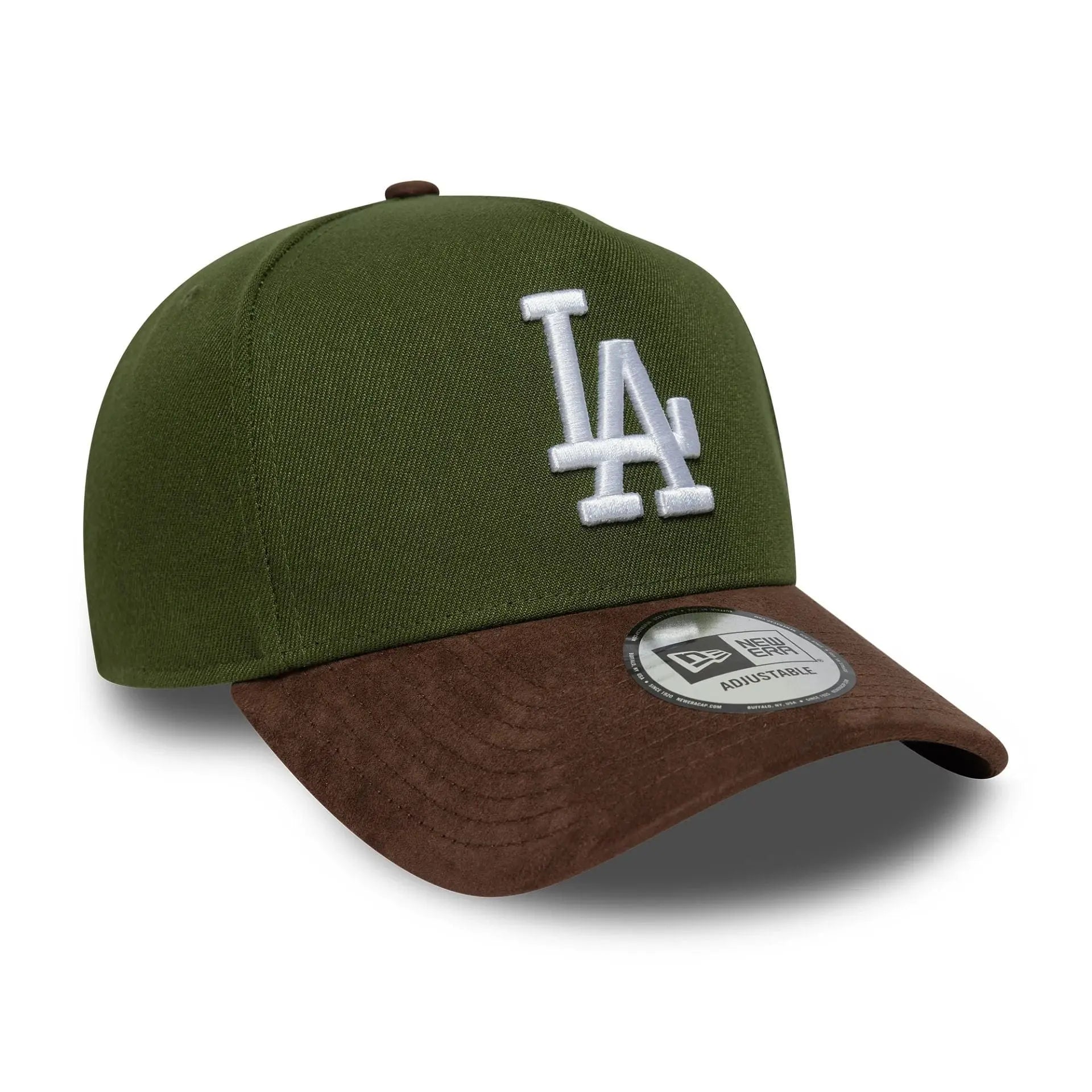 NEW ERA -  CASQUETTE 9FORTY E-FRAME LA DODGERS SUEDE VERT FONCÉ -  Klubb