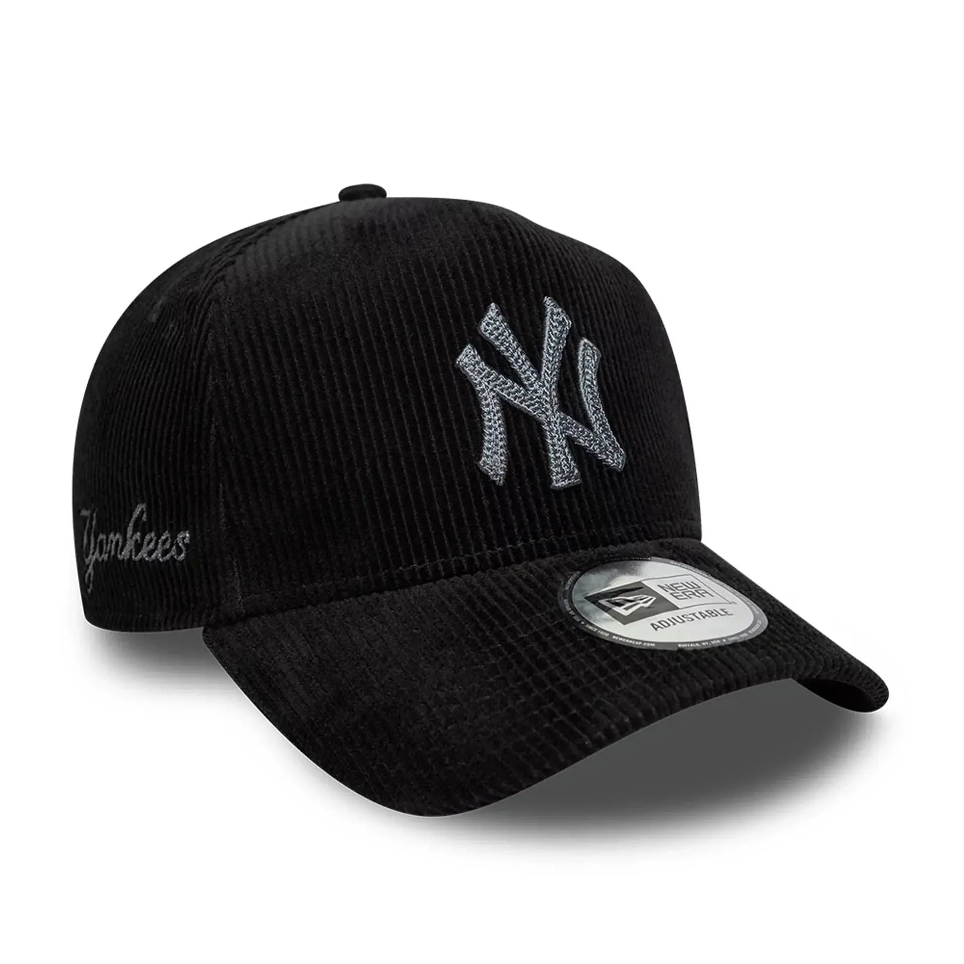 NEW ERA -  CASQUETTE 9FORTY E-FRAME NEW YORK YANKEES VELOURS NOIR -  Klubb