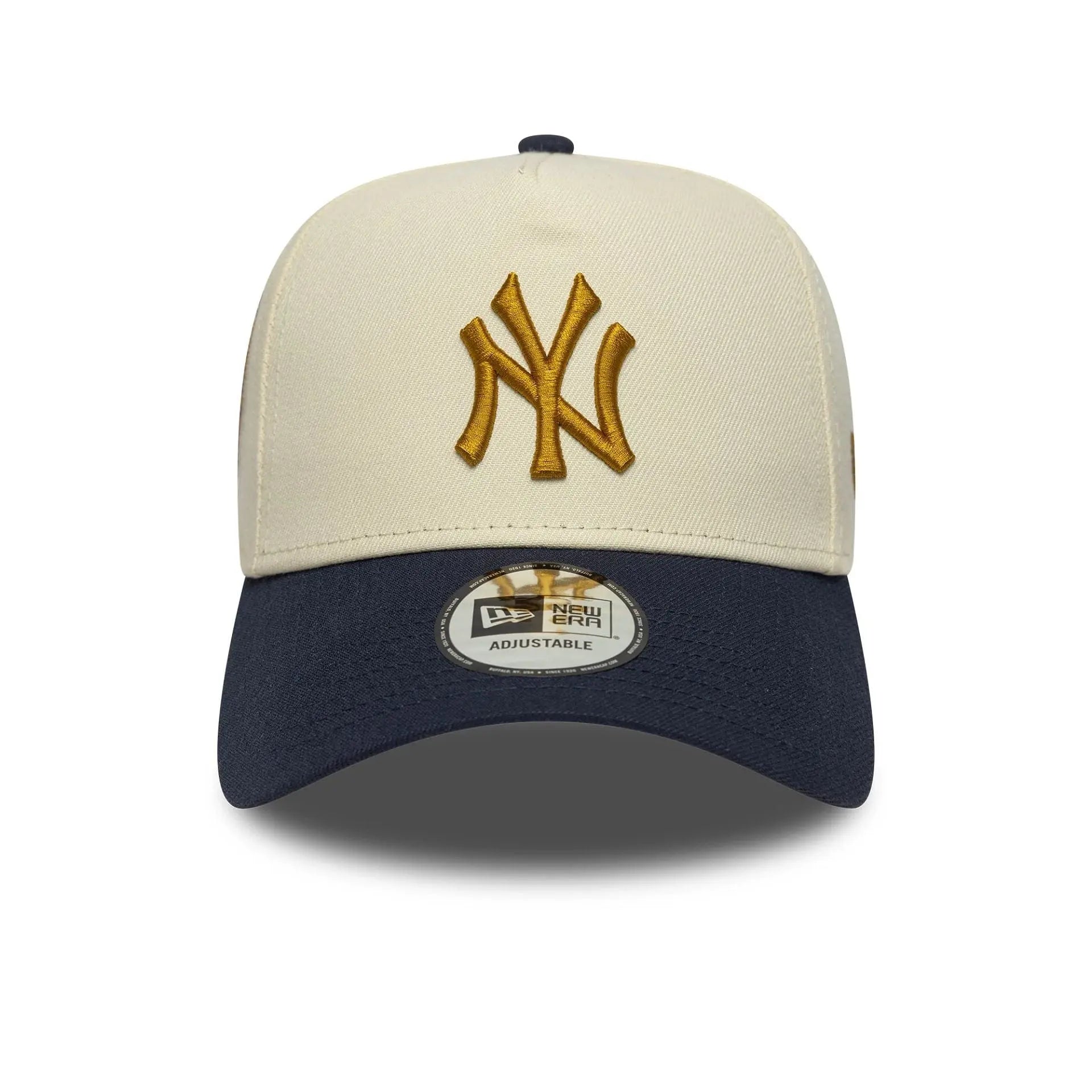 NEW ERA -  CASQUETTE 9FORTY E-FRAME NEW YORK YANKEES WORLD SERIES PATCH CRÈME -  Klubb