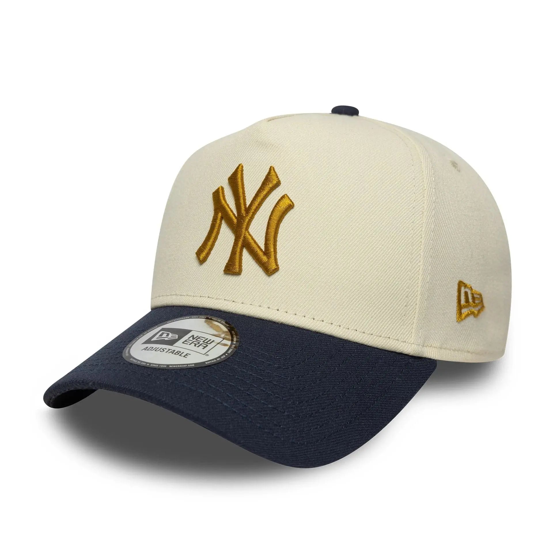 NEW ERA -  CASQUETTE 9FORTY E-FRAME NEW YORK YANKEES WORLD SERIES PATCH CRÈME -  Klubb