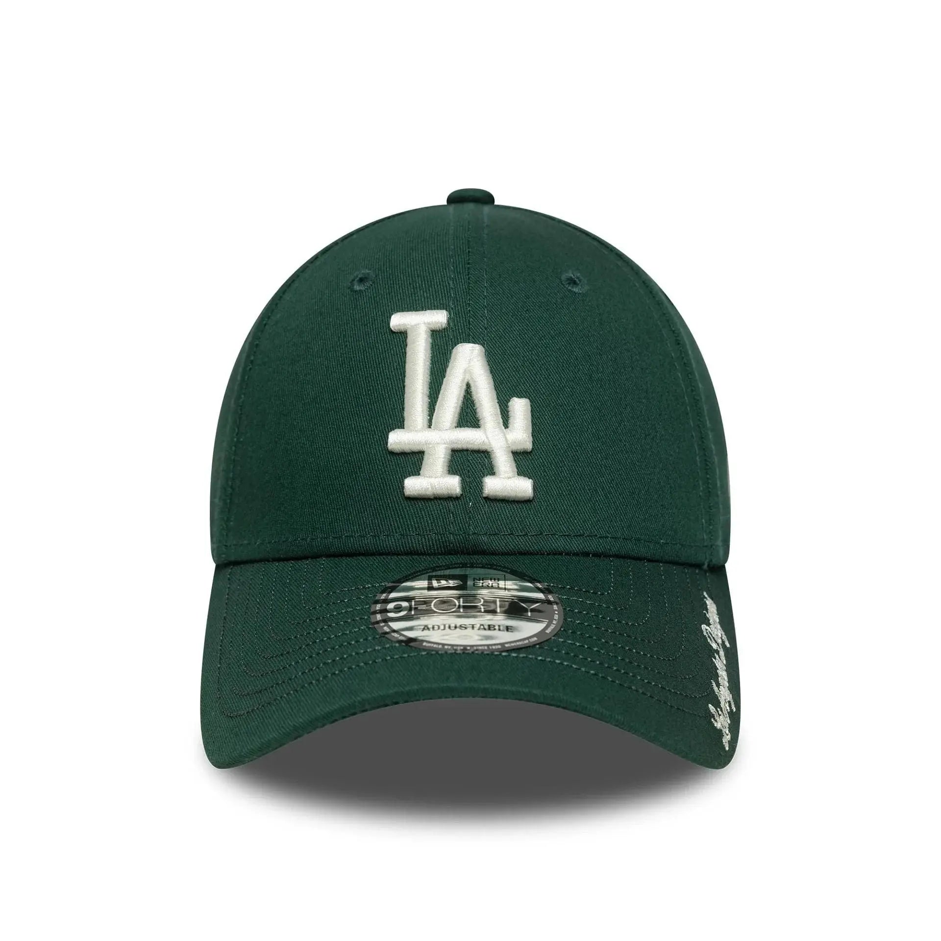 NEW ERA -  CASQUETTE 9FORTY LA DODGERS SCRIPT VERT FONCÉ -  Klubb