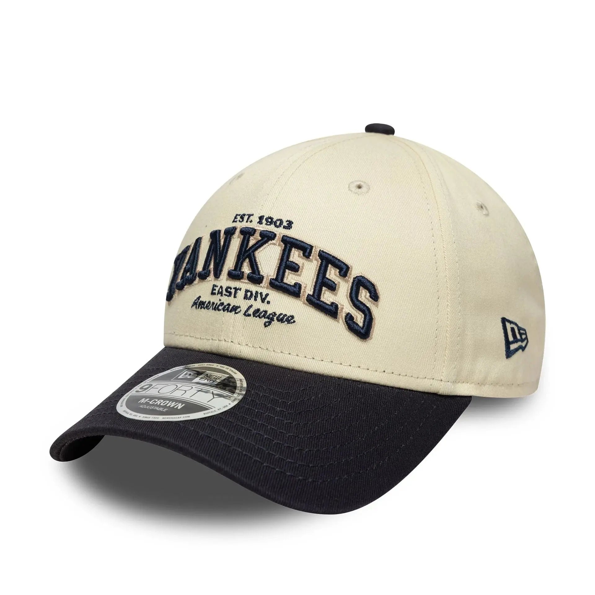 CASQUETTE 9FORTY M-CROWN NEW YORK YANKEE WORDMARK BLEU MARINE
