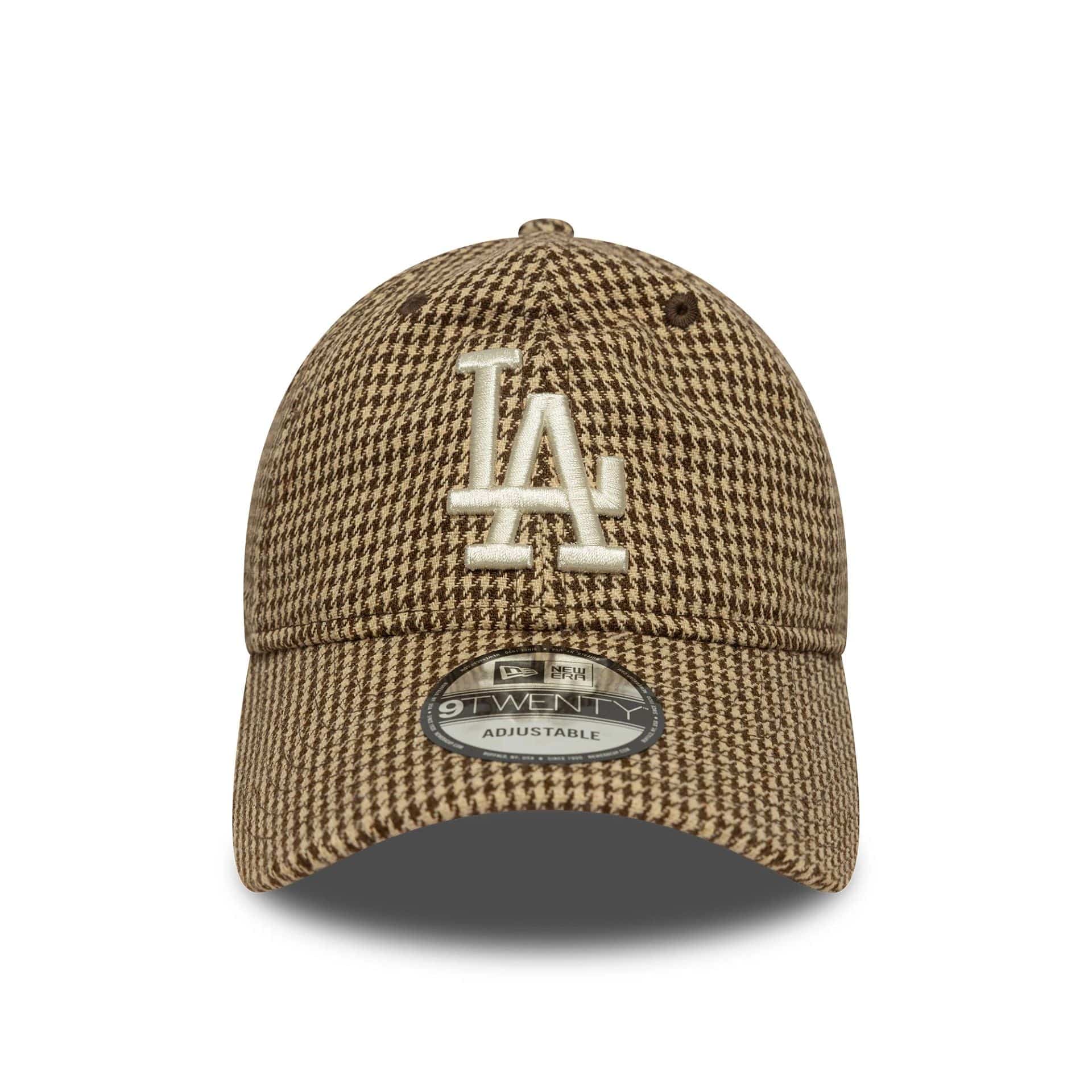NEW ERA -  CASQUETTE 9TWENTY LA DODGERS MLB PIED DE POULE MARRON -  Klubb