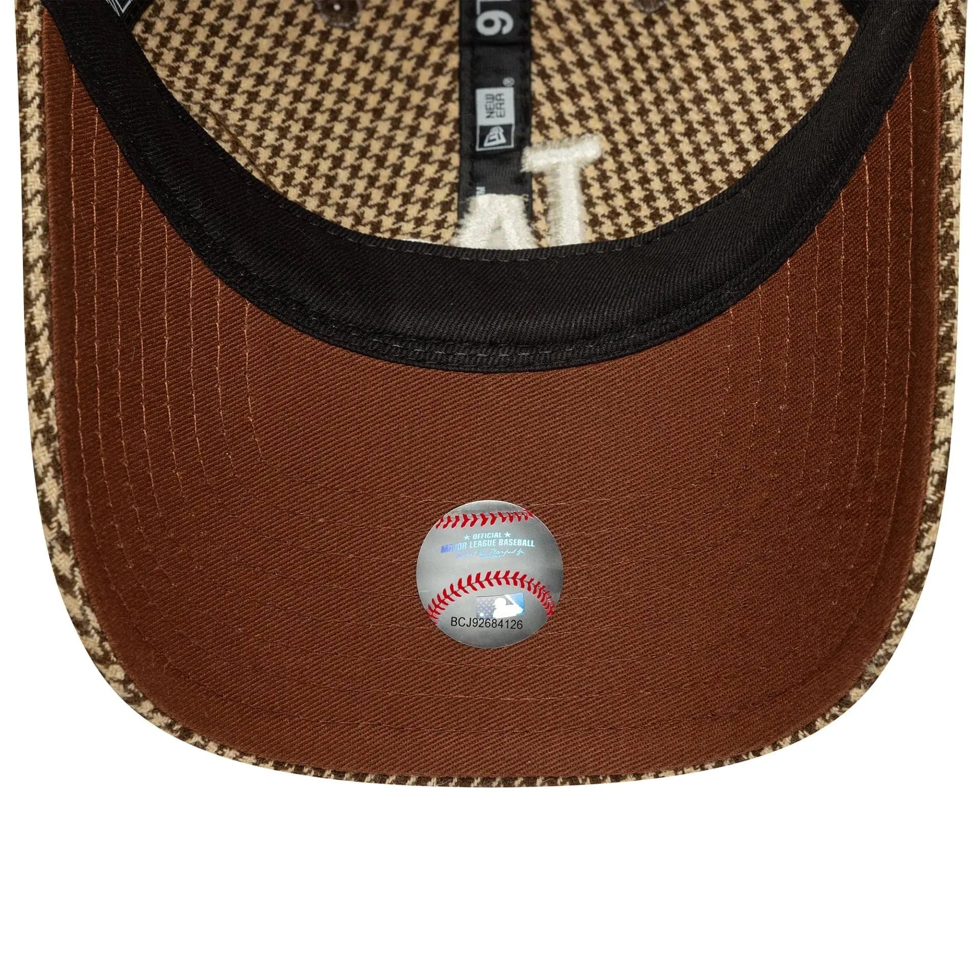 NEW ERA -  CASQUETTE 9TWENTY LA DODGERS MLB PIED DE POULE MARRON -  Klubb