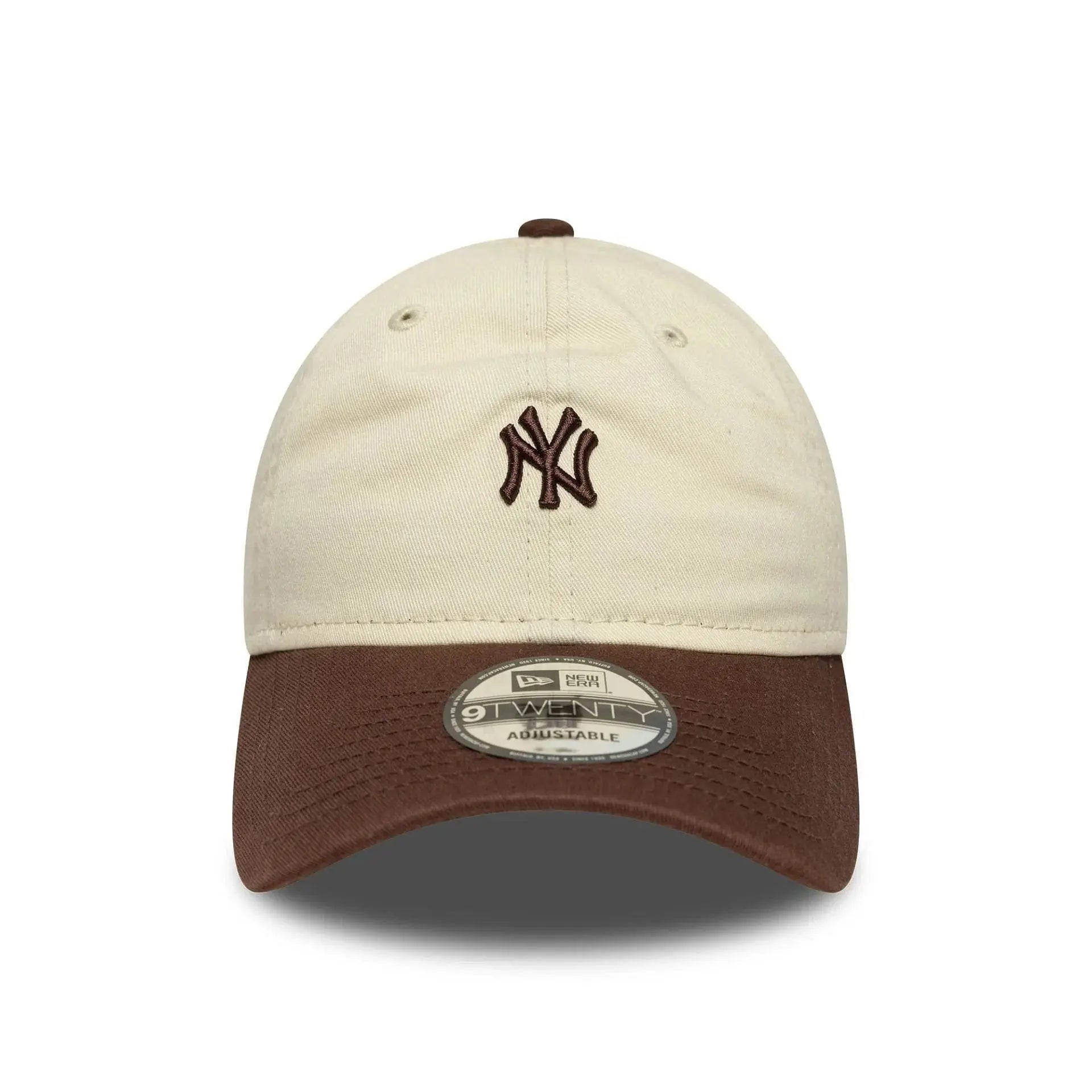 CASQUETTE 9TWENTY NEW YORK YANKEES MINI LOGO MARRON FONCÉ