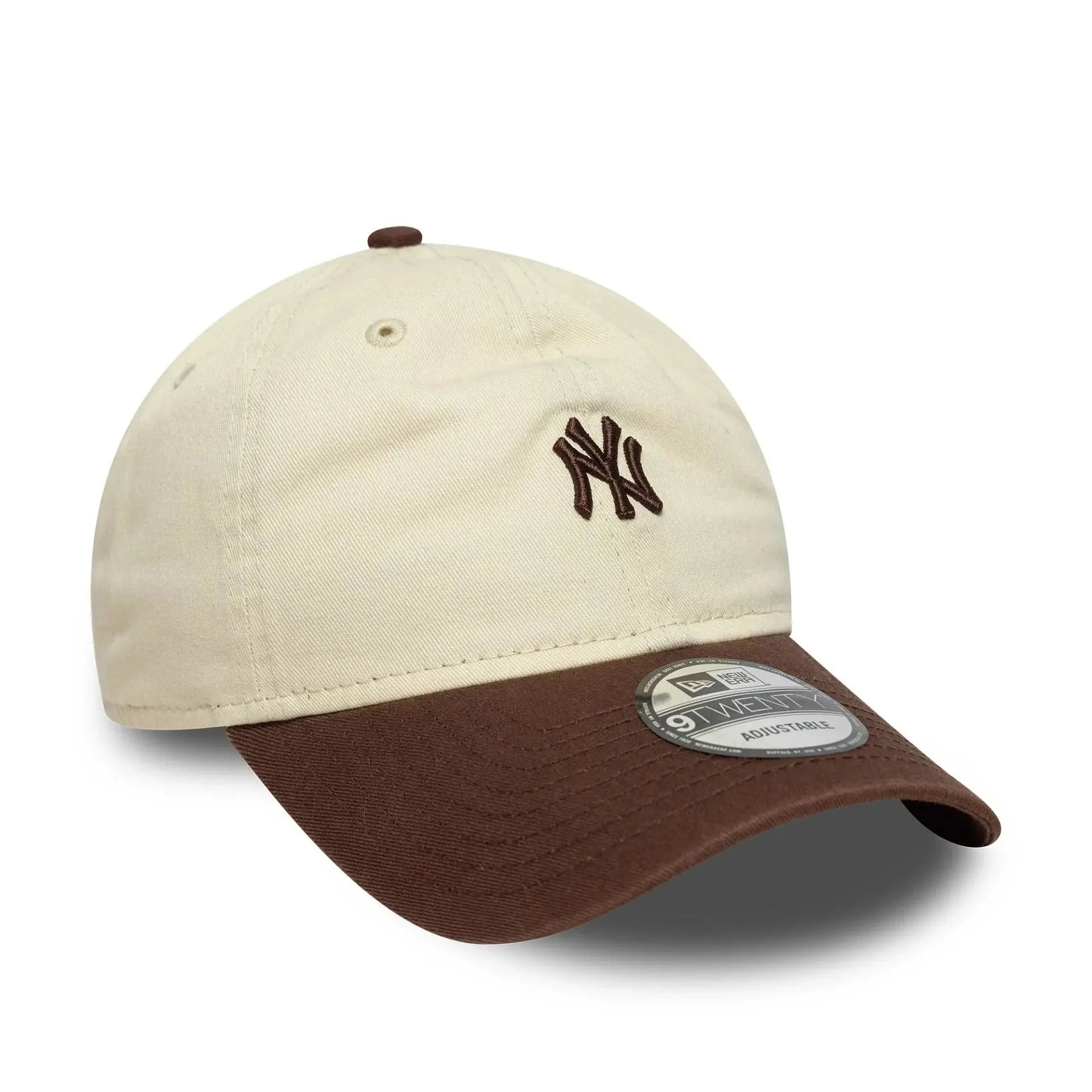 CASQUETTE 9TWENTY NEW YORK YANKEES MINI LOGO MARRON FONCÉ