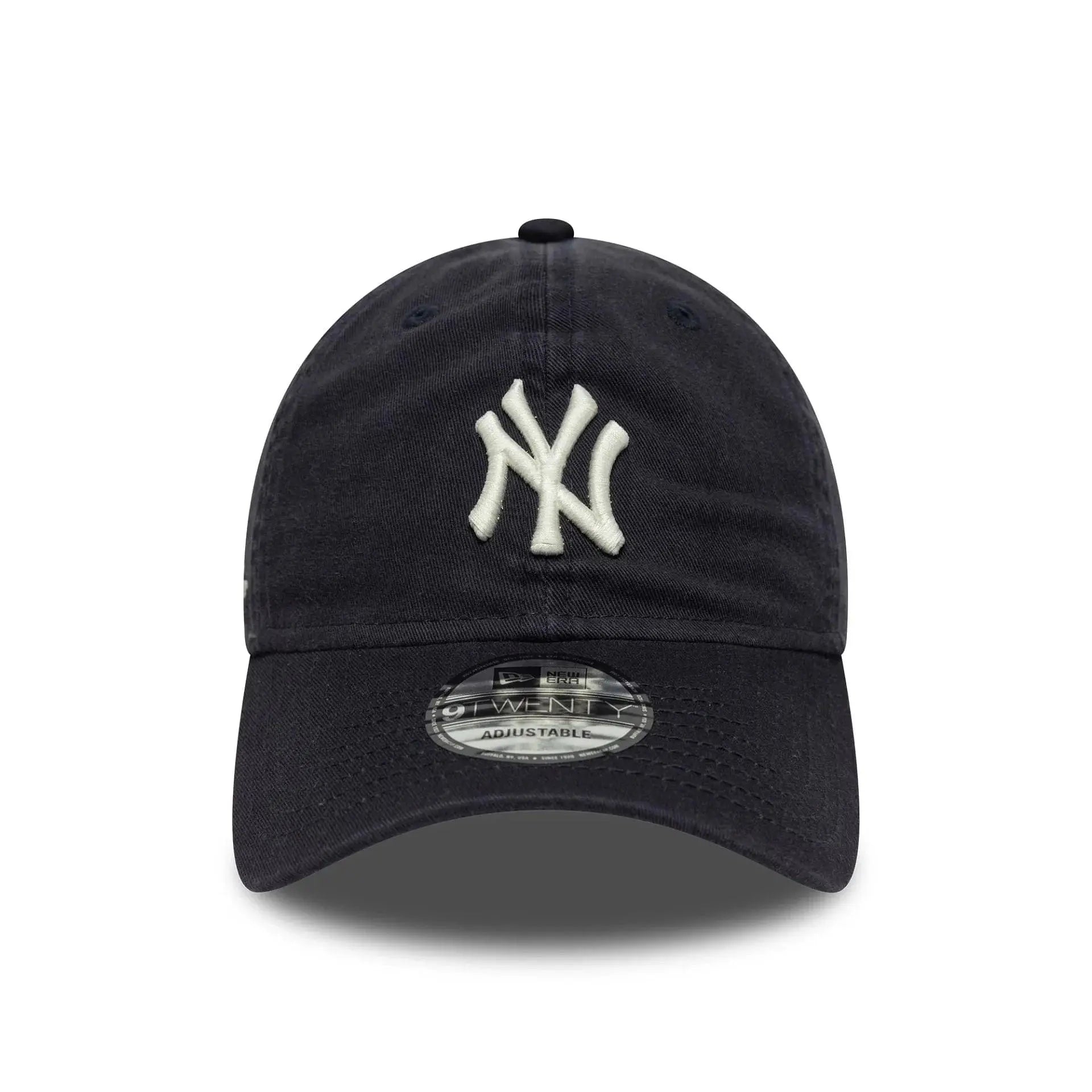 CASQUETTE 9TWENTY NEW YORK YANKEES WASHED SCRIPT BLEU MARINE