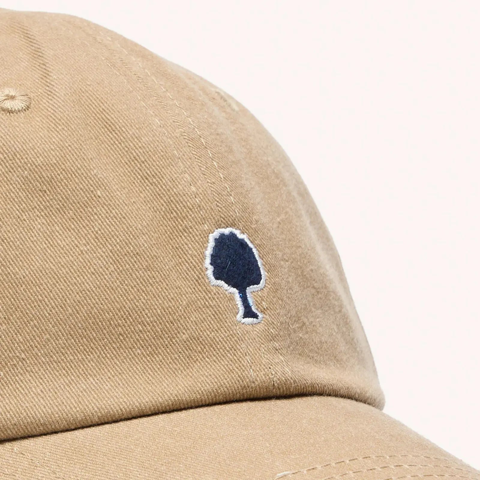 Casquette Faguo beige réglage arrière métallique