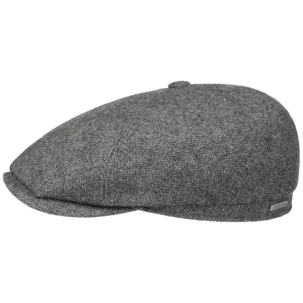 STETSON -  CASQUETTE BROOKLIN HERRINGBONE - GRIS -  Klubb