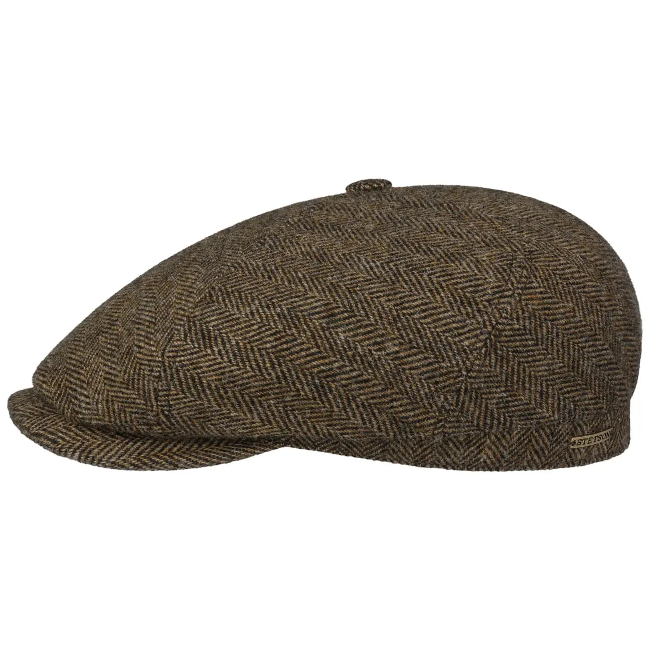 STETSON -  CASQUETTE BROOKLIN HERRINGBONE - MARRON -  Klubb
