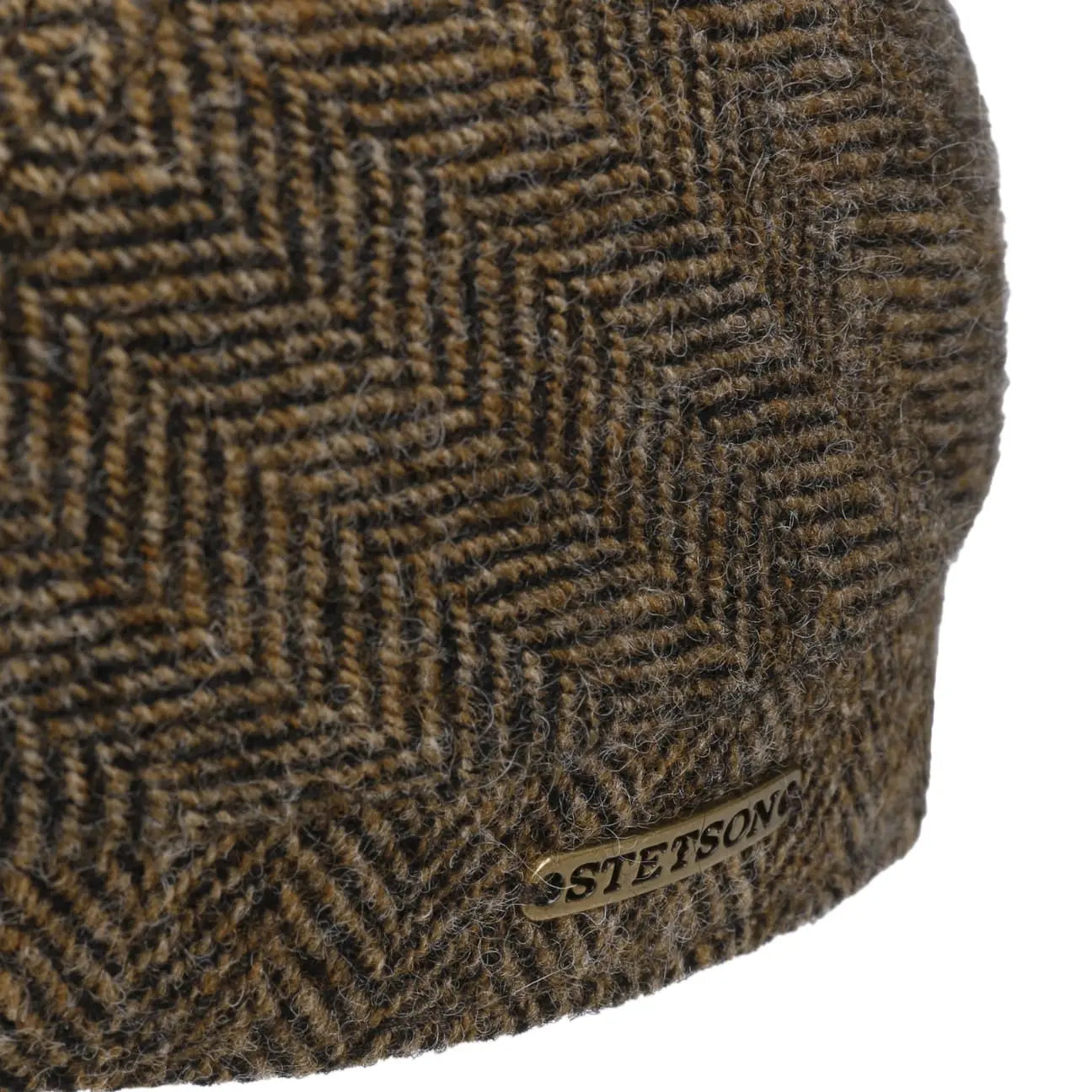 STETSON -  CASQUETTE BROOKLIN HERRINGBONE - MARRON -  Klubb