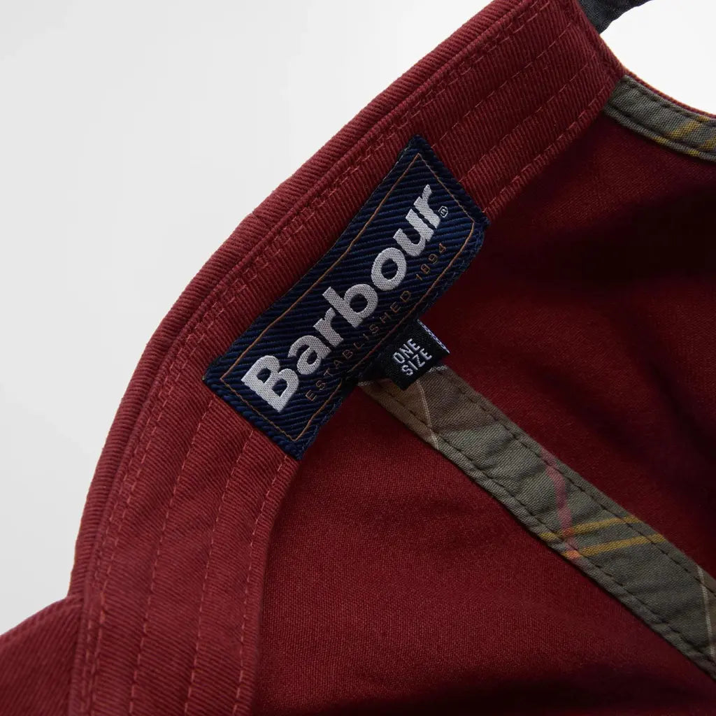 BARBOUR -  CASQUETTE CASCADE BRIQUE -  Klubb