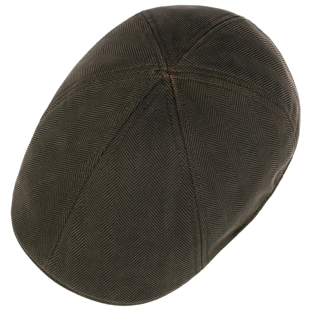 STETSON -  CASQUETTE DUCK HERRINGBONE MARRON / OLIVE -  Klubb