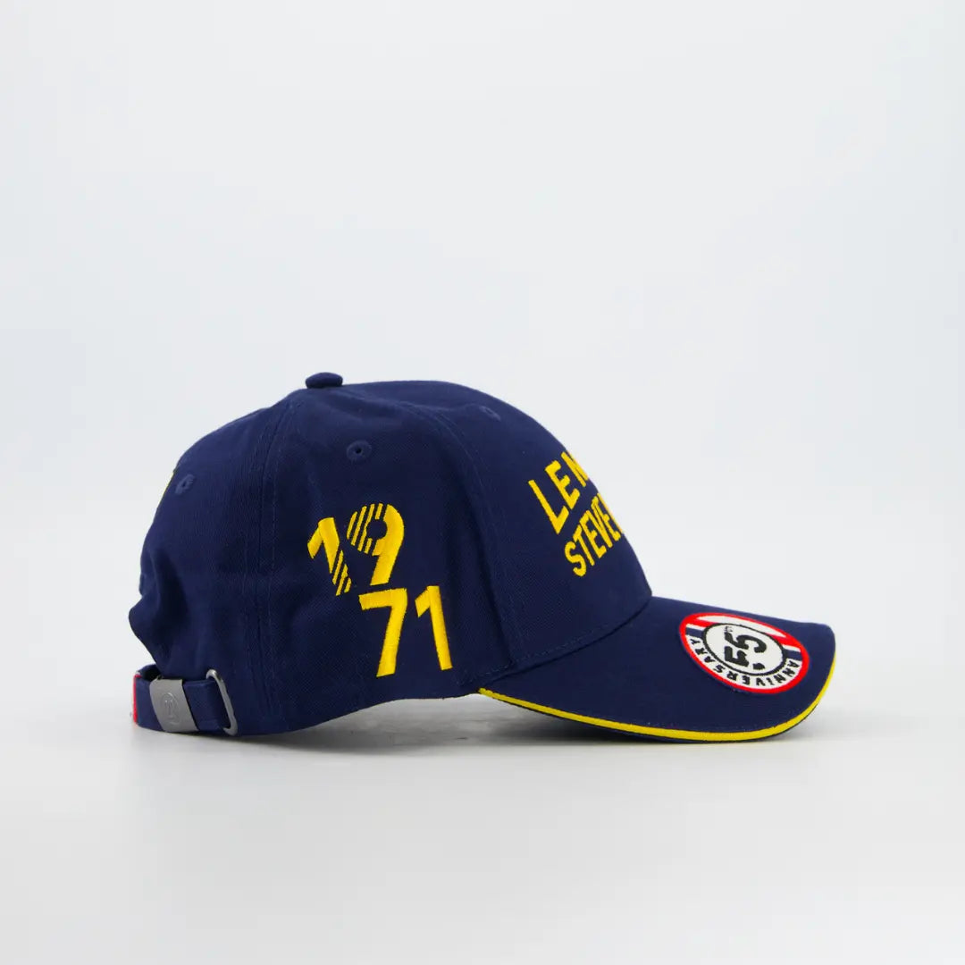 Casquette Faster le Mans 1971 - Bleu Marine - Steve Mcqueen le Mans - détail 4