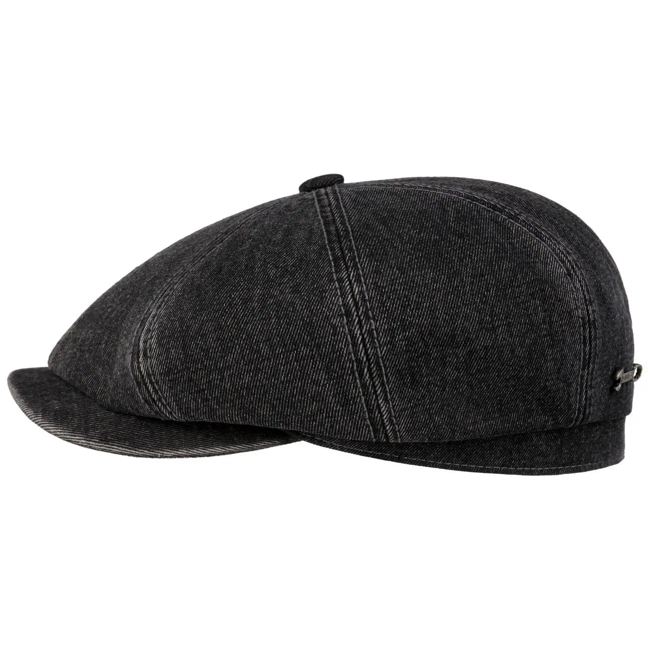 STETSON -  CASQUETTE HATTERAS DENIM GARAGE NOIR -  Klubb