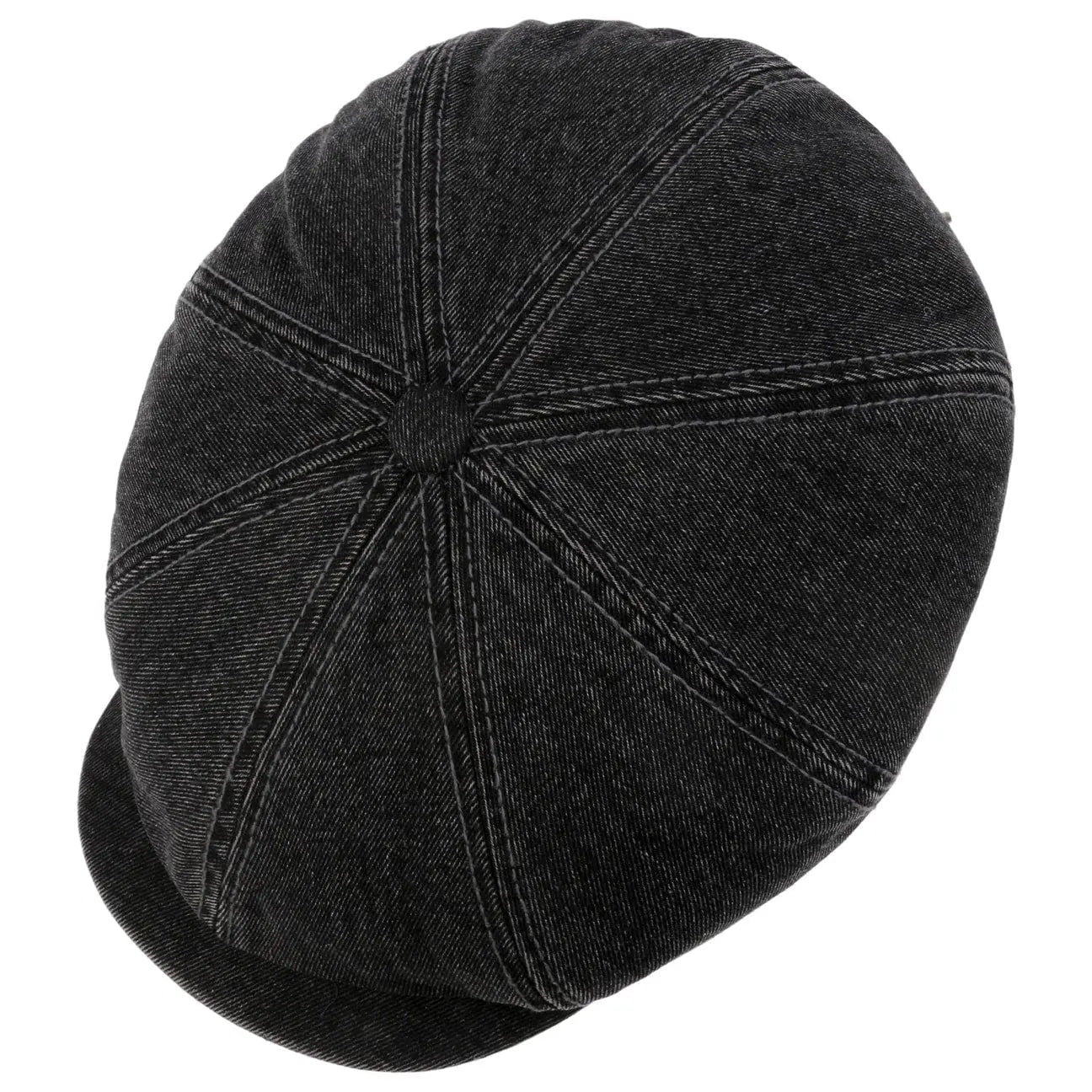 STETSON -  CASQUETTE HATTERAS DENIM GARAGE NOIR -  Klubb
