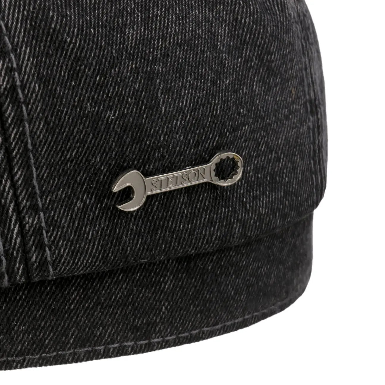STETSON -  CASQUETTE HATTERAS DENIM GARAGE NOIR -  Klubb