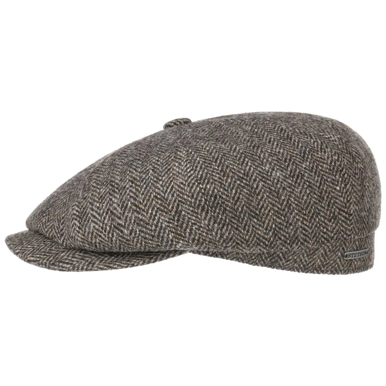 STETSON -  CASQUETTE HATTERAS TWEED - MARRON -  Klubb