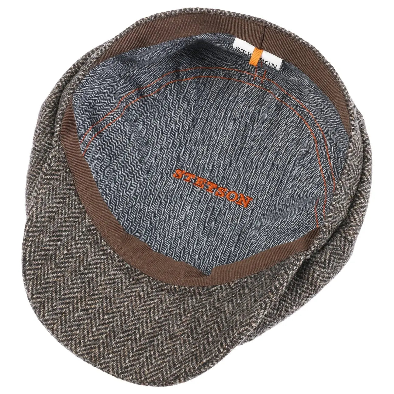 STETSON -  CASQUETTE HATTERAS TWEED - MARRON -  Klubb