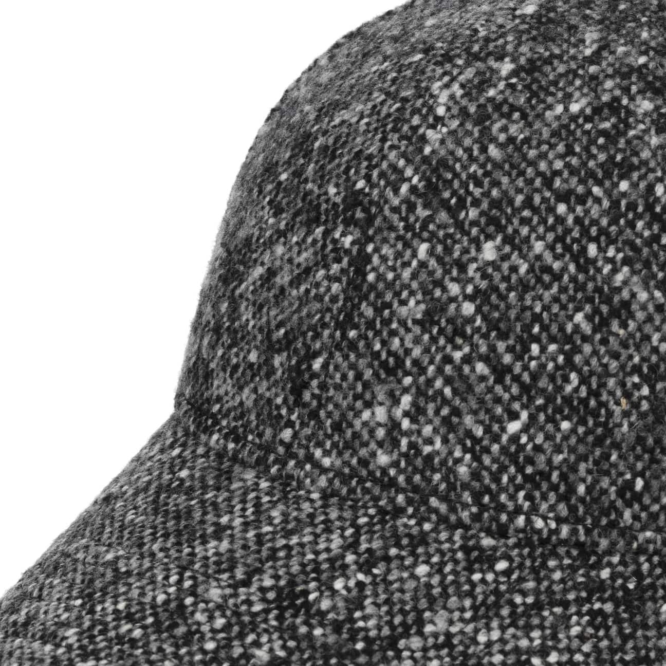 STETSON -  CASQUETTE LAINE DONEGAL TWEED - NOIR & BLANC -  Klubb