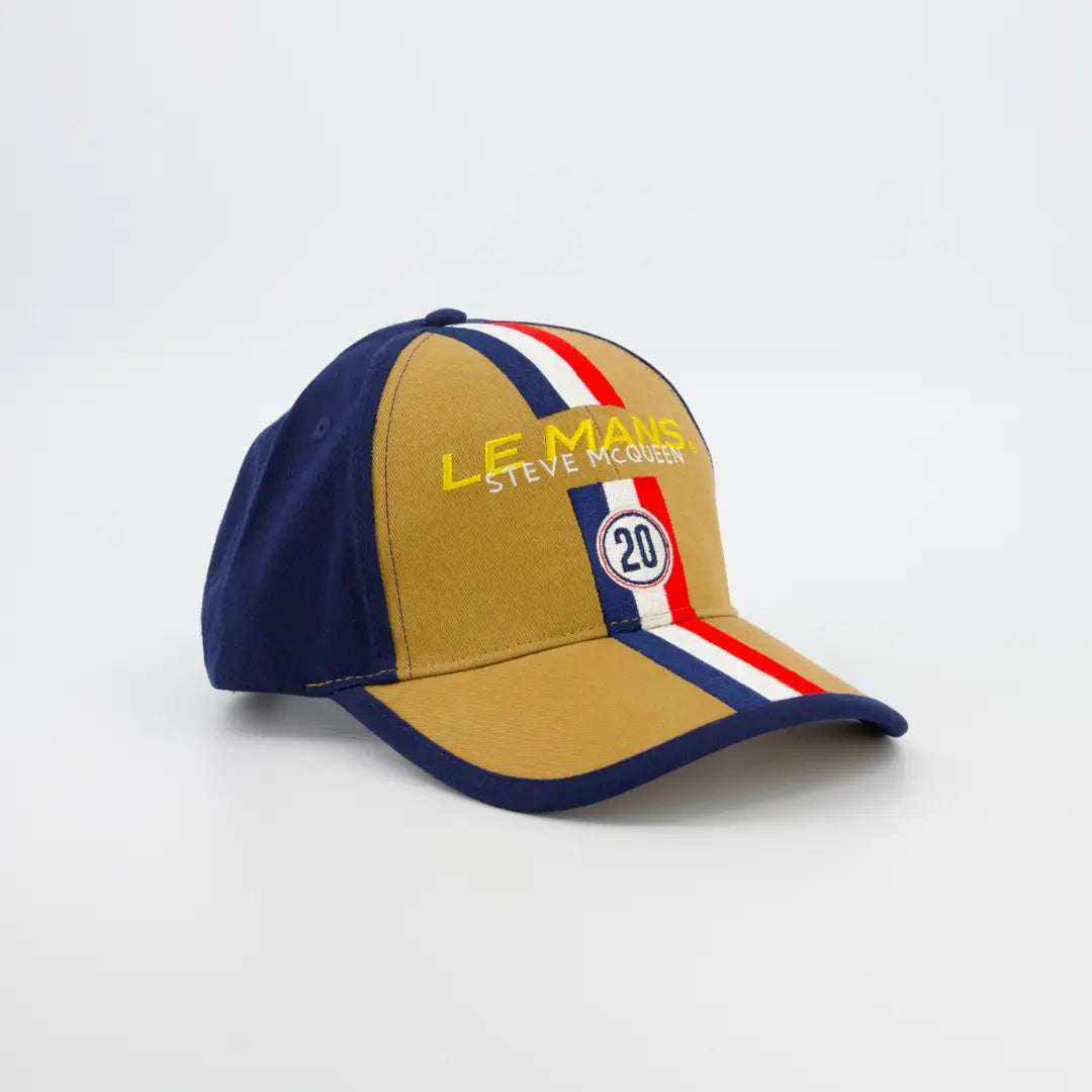 Casquette Racing 2 Tone le Mans N°20 - Camel - Steve Mcqueen le Mans