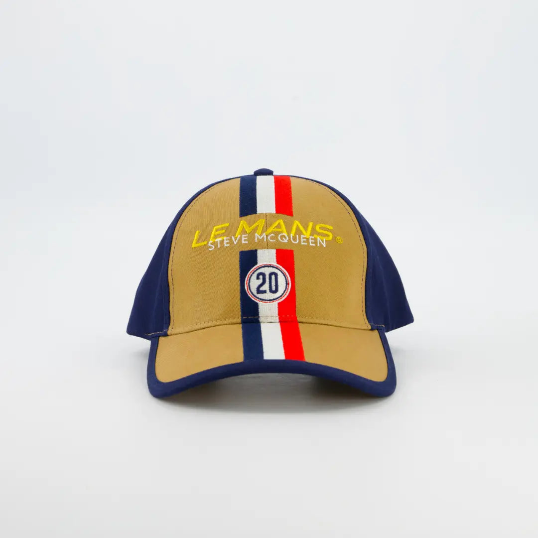 Casquette Racing 2 Tone le Mans N°20 - Camel - Steve Mcqueen le Mans - détail 4