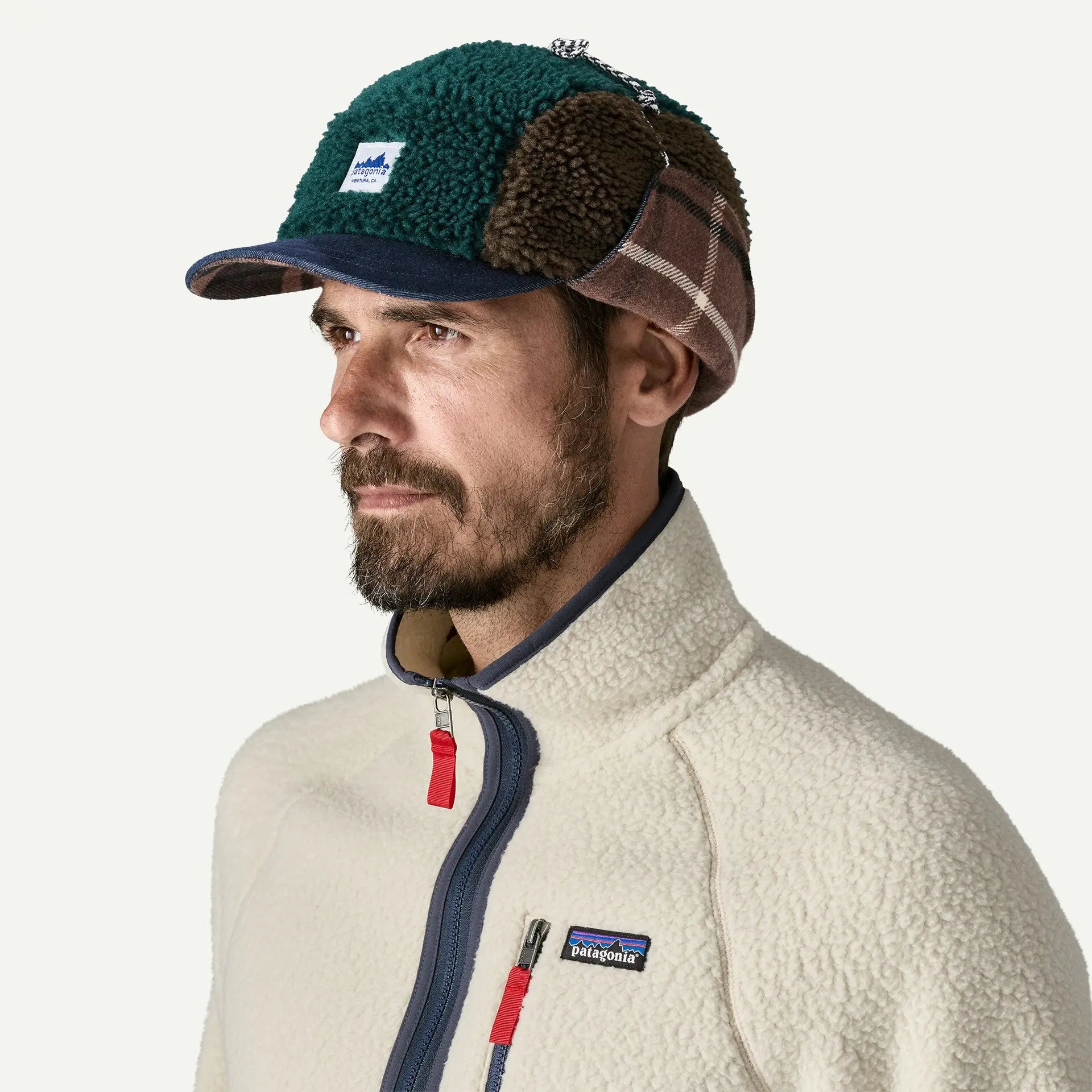 pata -  CASQUETTE RANGE EARFLAP VERT -  Klubb