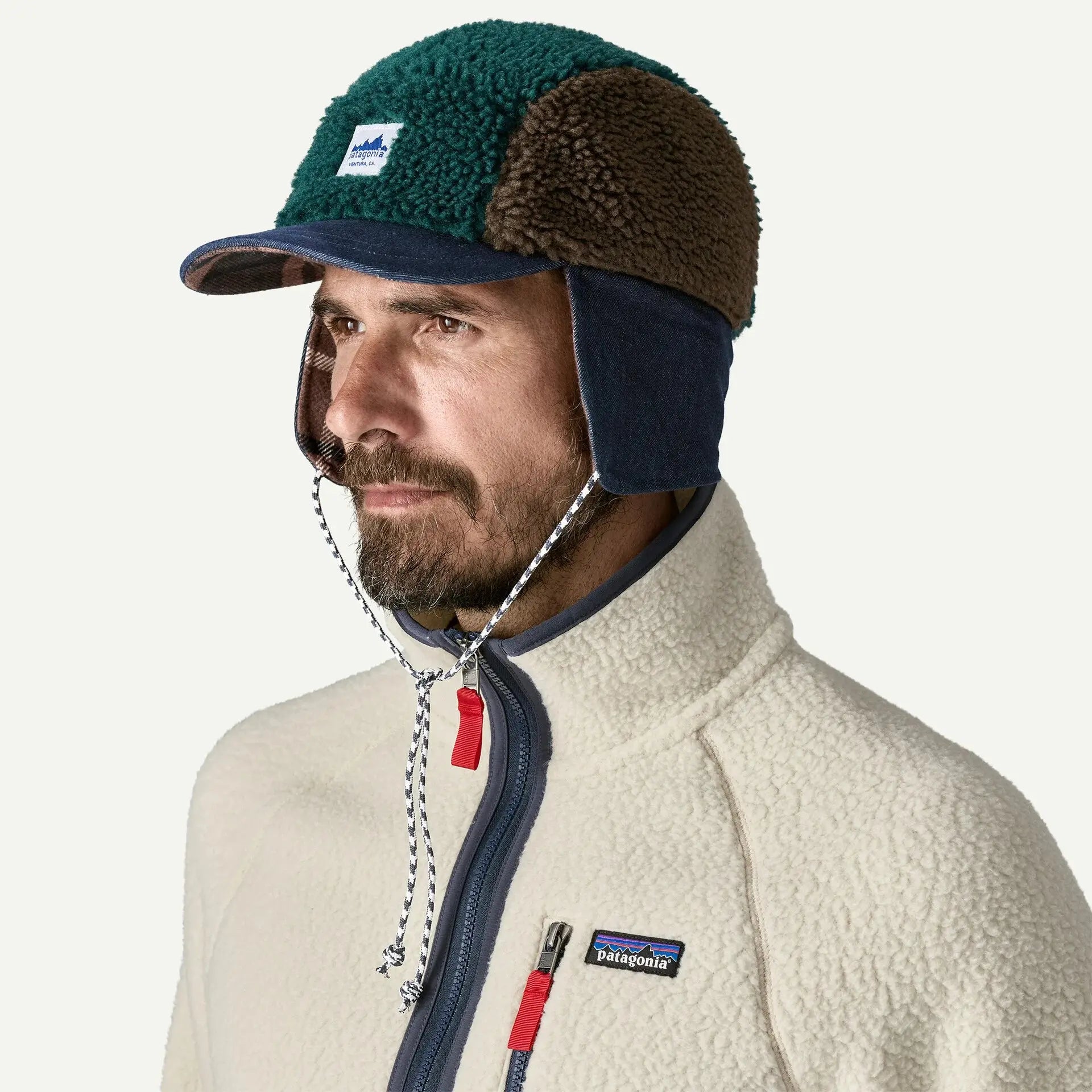 pata -  CASQUETTE RANGE EARFLAP VERT -  Klubb