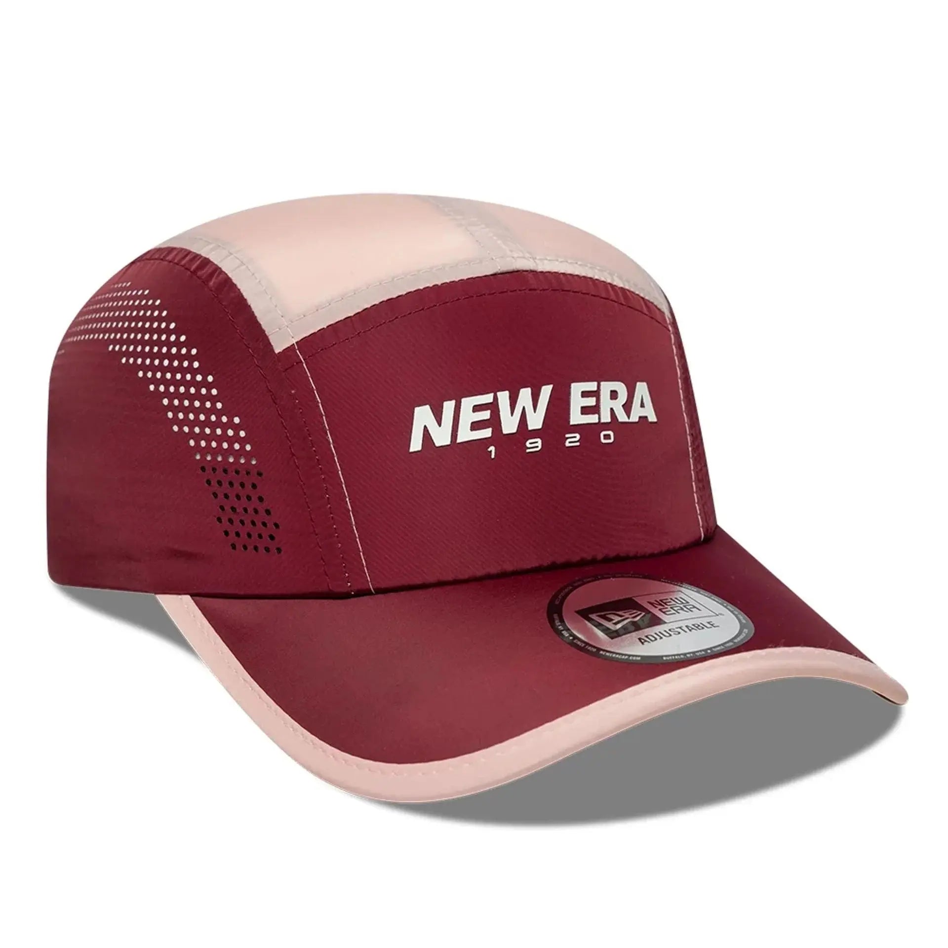 Casquette Runner Colour Block - Rouge Foncé