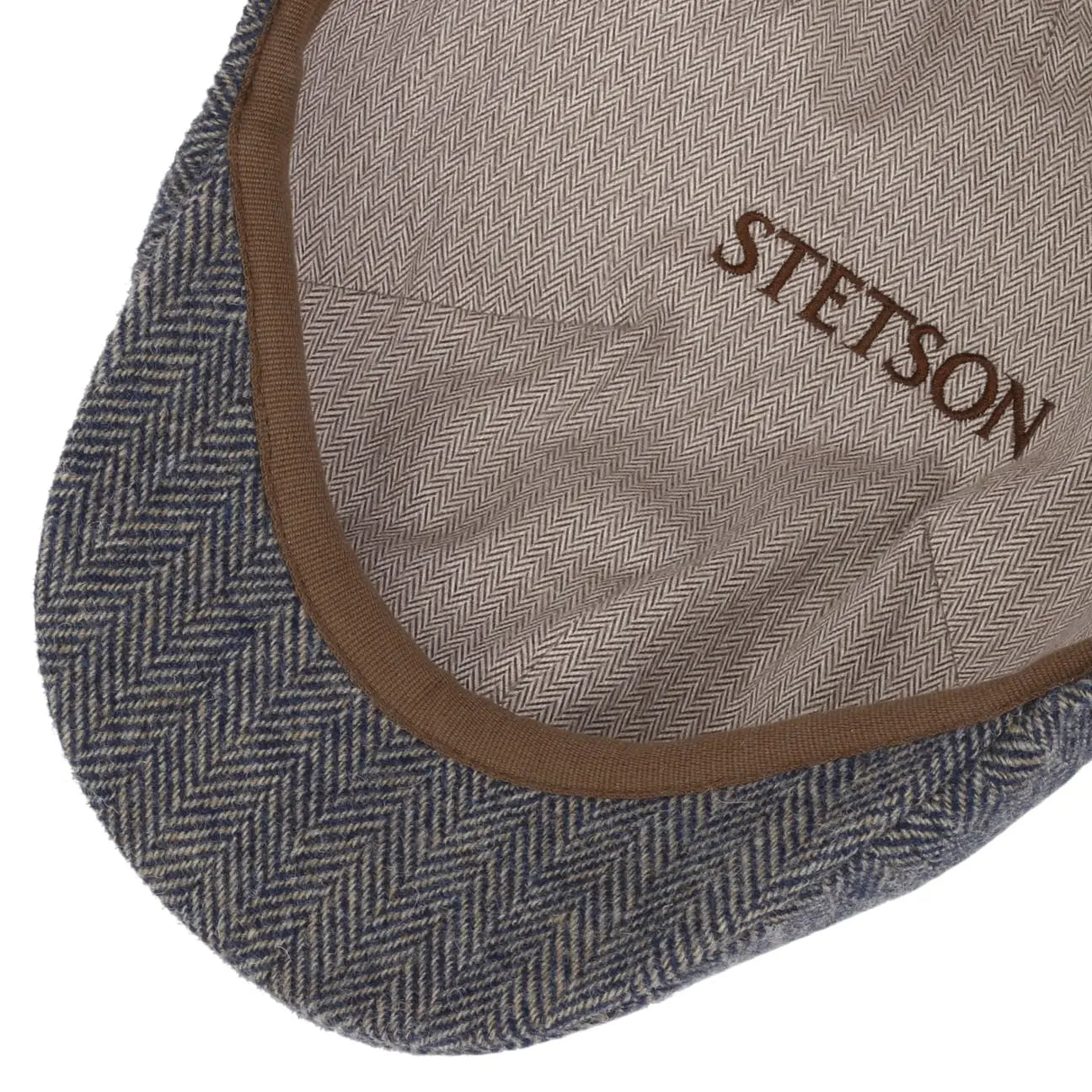 STETSON -  CASQUETTE TEXAS LAINE CHEVRONS - BEIGE & BLEU -  Klubb