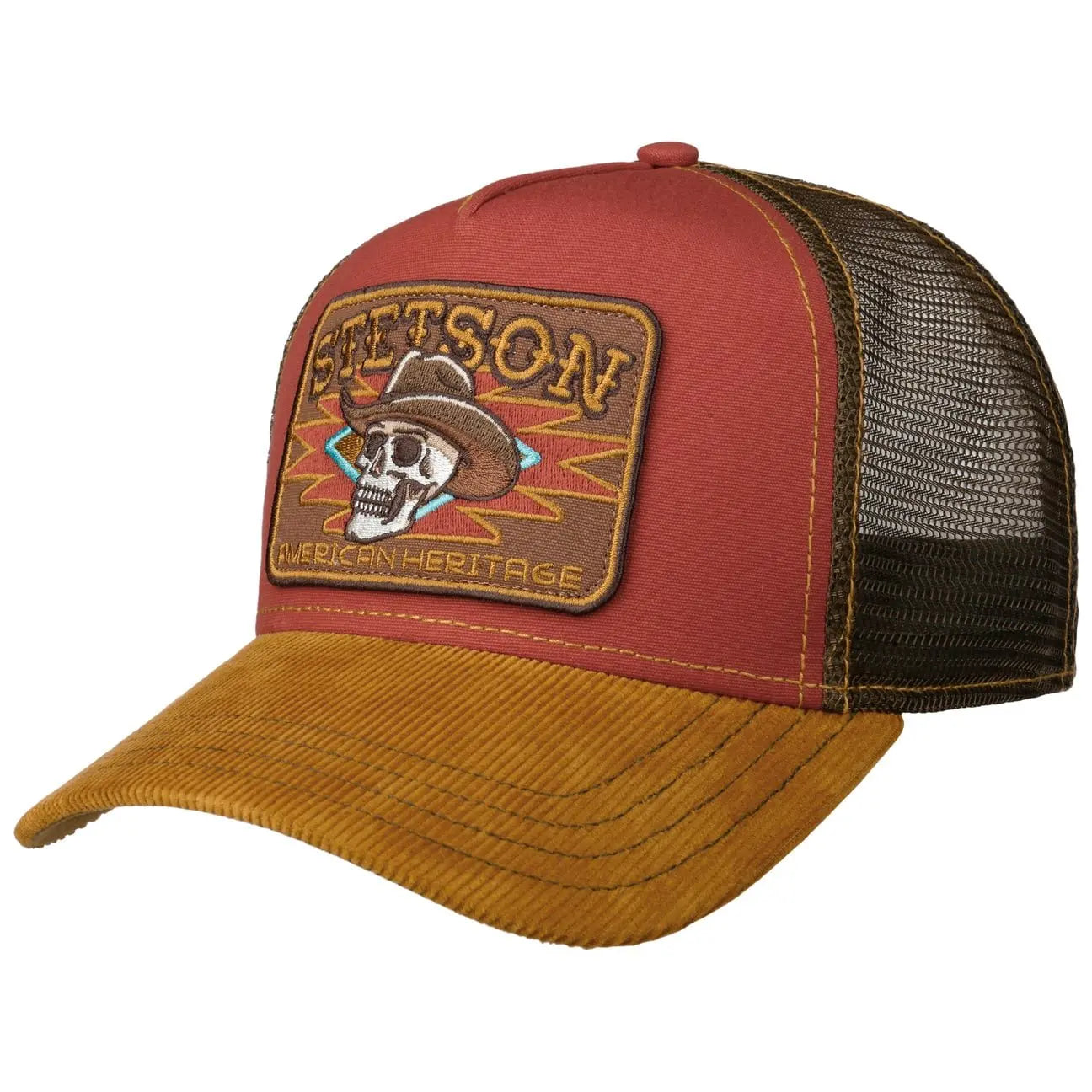 STETSON -  CASQUETTE TRUCKER COWBOY SKULL -  Klubb