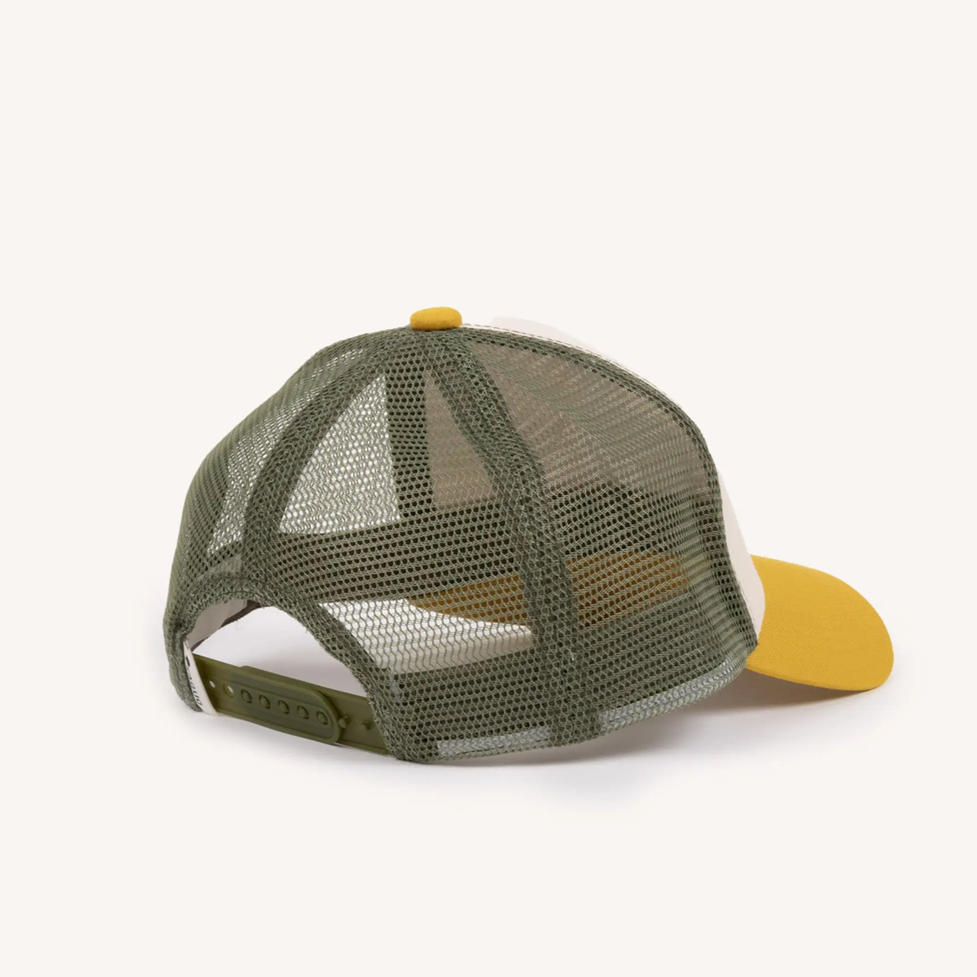 CASQUETTE TRUCKER - KAKI & JAUNE