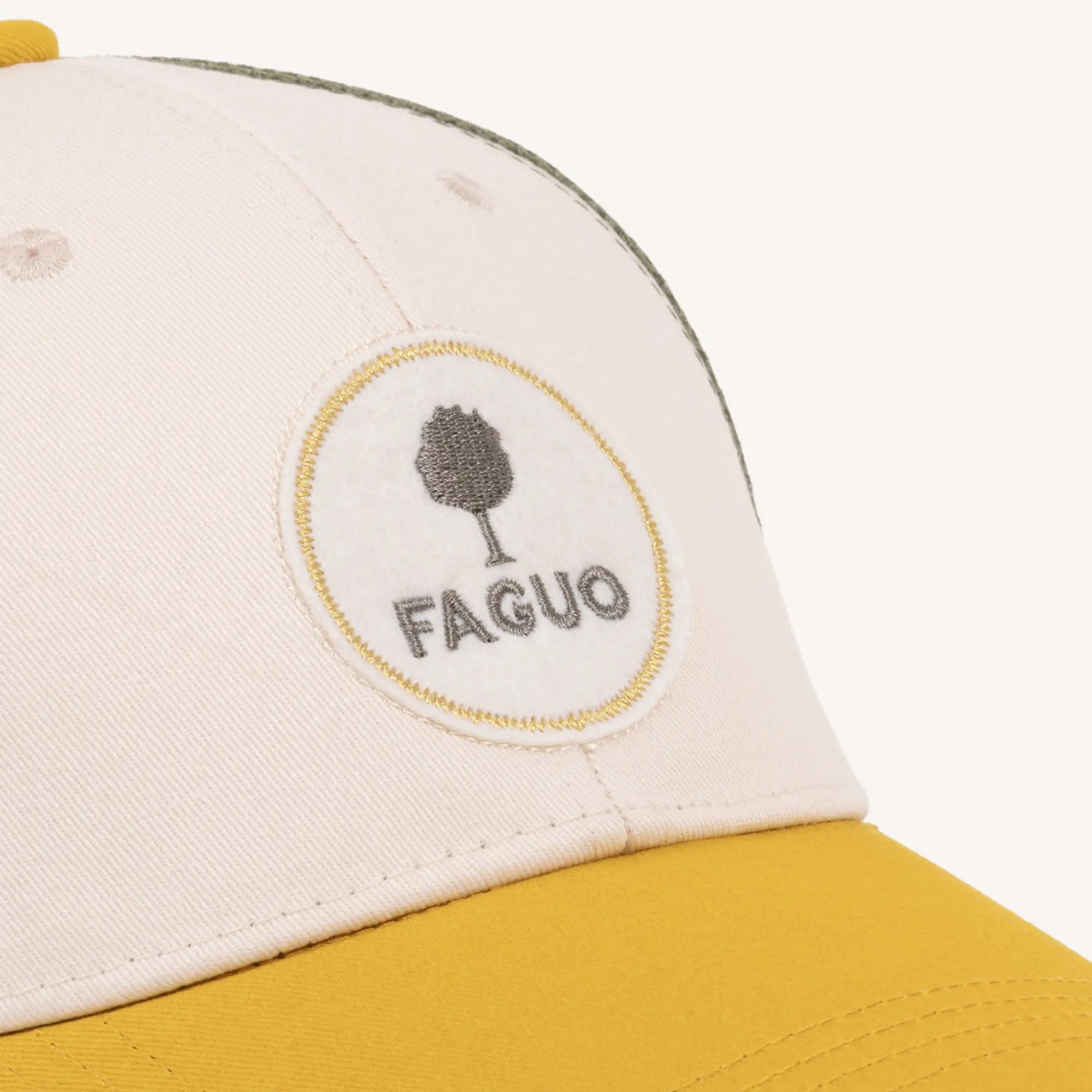 CASQUETTE TRUCKER - KAKI & JAUNE