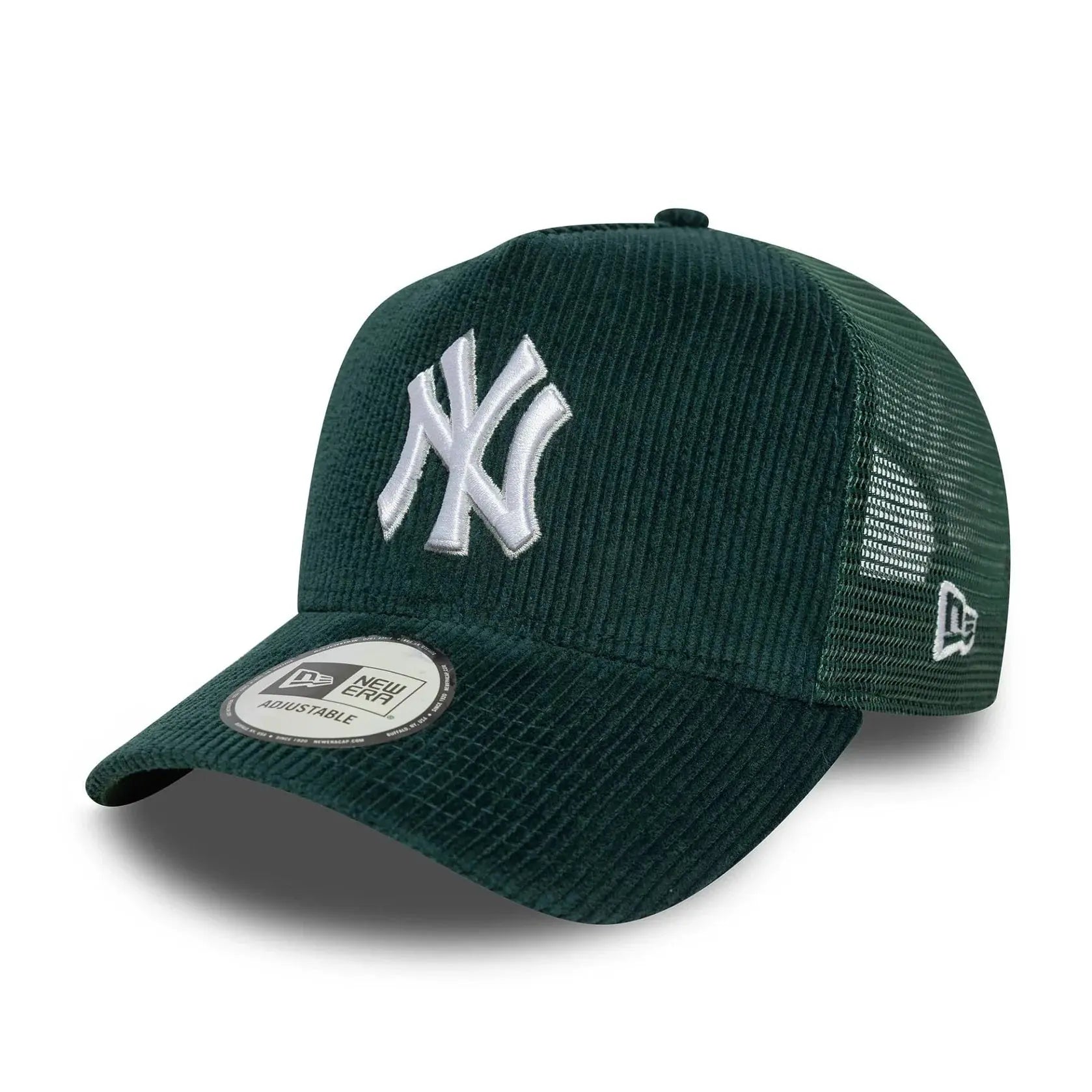NEW ERA -  CASQUETTE TRUCKER NEW YORK VELOURS VERT -  Klubb