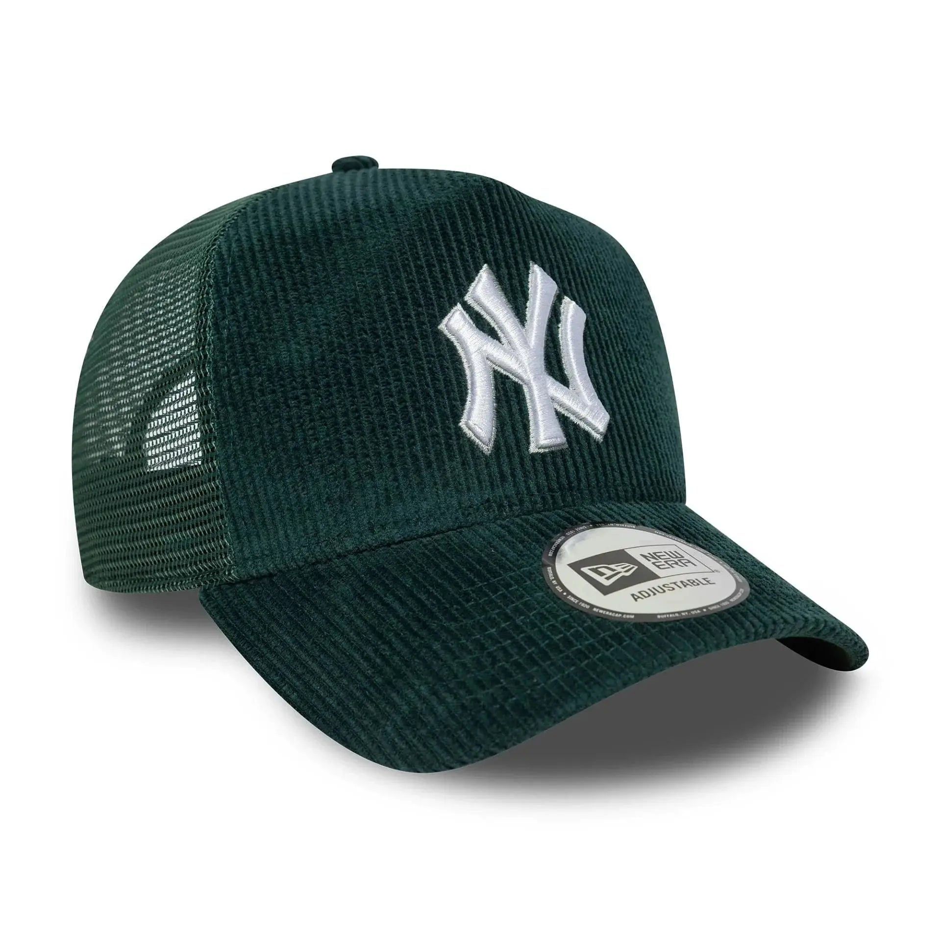 NEW ERA -  CASQUETTE TRUCKER NEW YORK VELOURS VERT -  Klubb