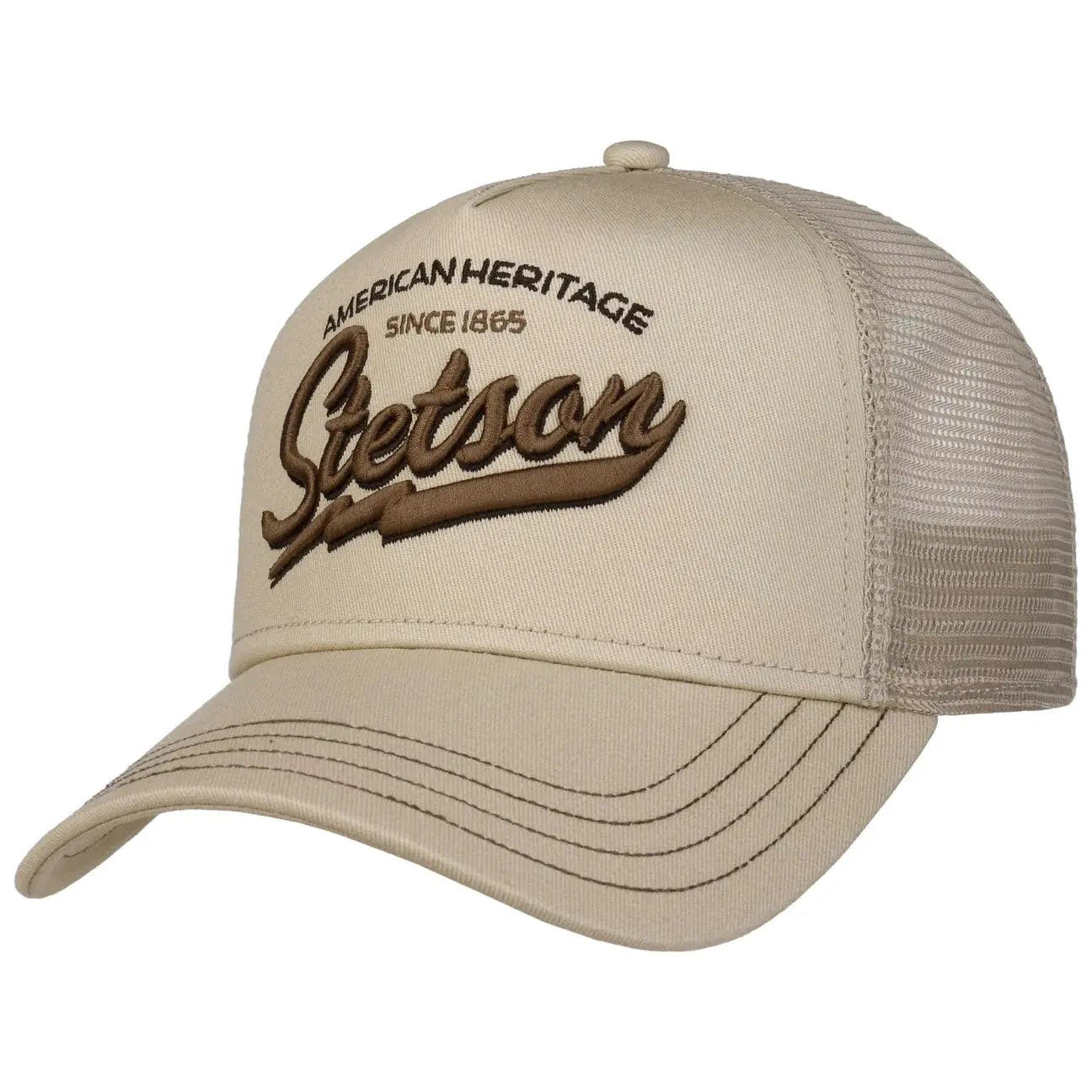 Casquette Trucker Since 1865 - Beige - Stetson