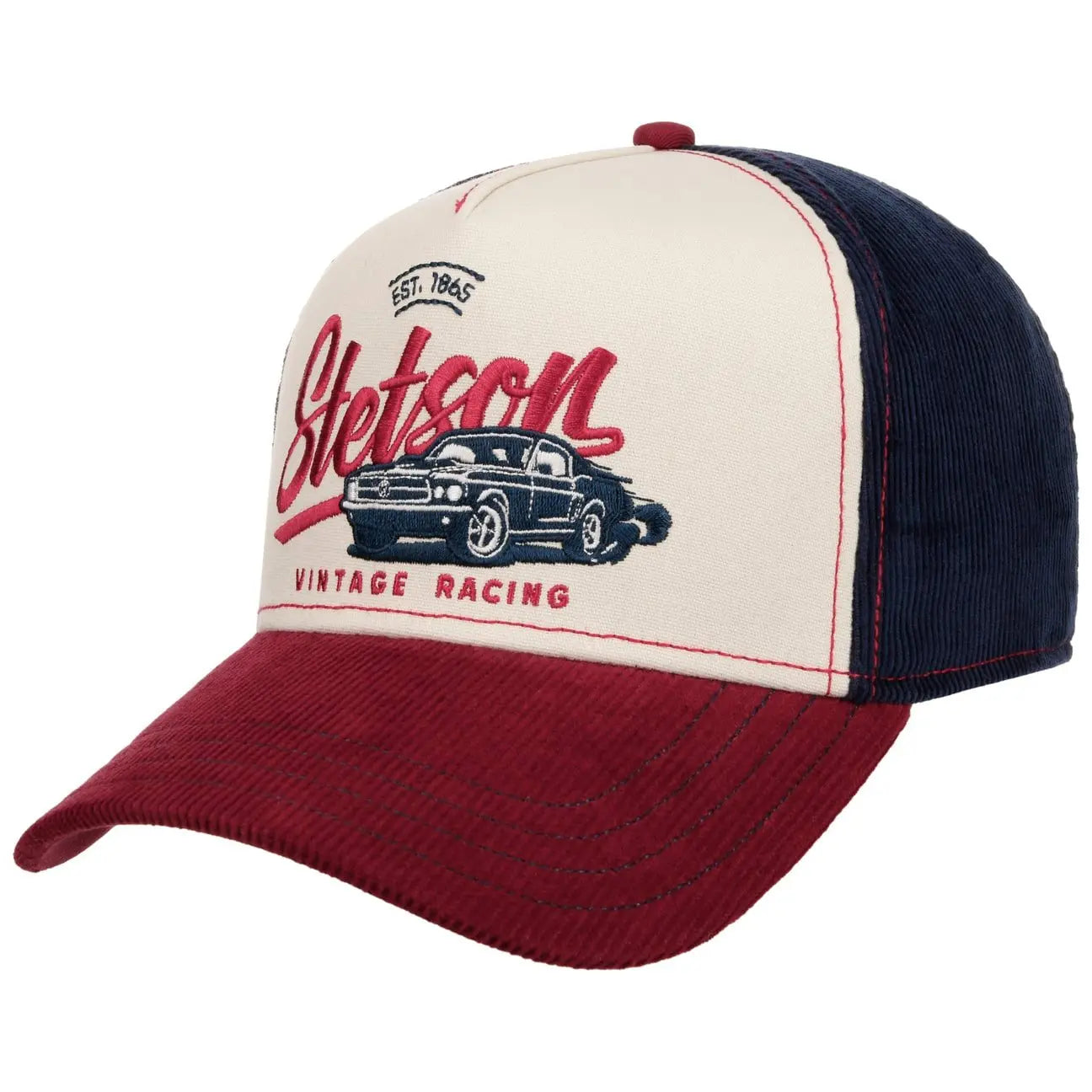 STETSON -  CASQUETTE TRUCKER VINTAGE RACING -  Klubb