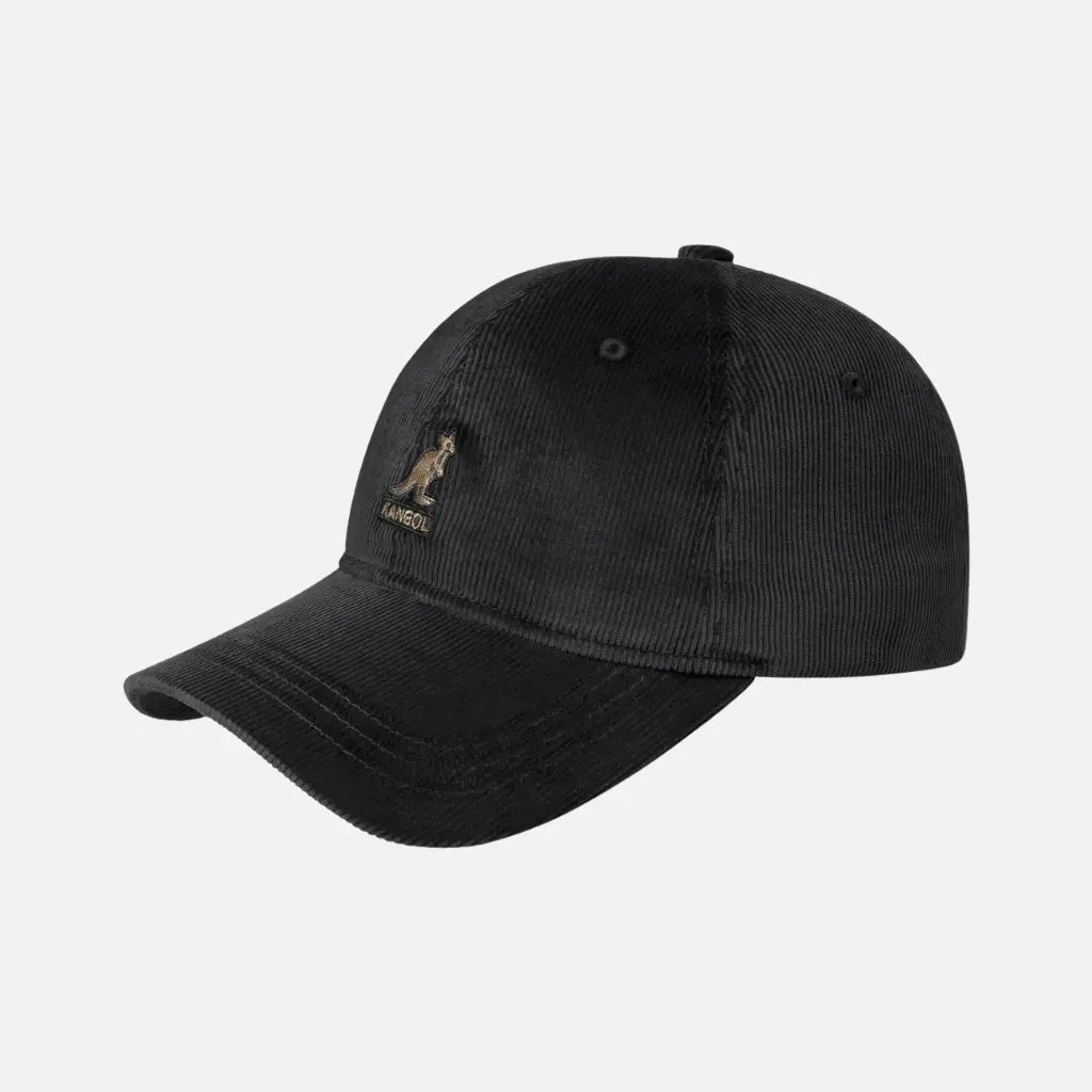 KANGOL -  CASQUETTE VELOURS BLACK -  Klubb