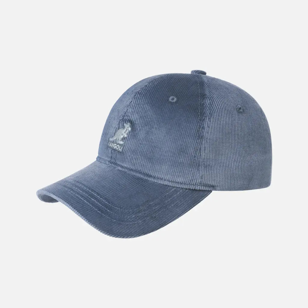 KANGOL -  CASQUETTE VELOURS DENIM BLUE -  Klubb