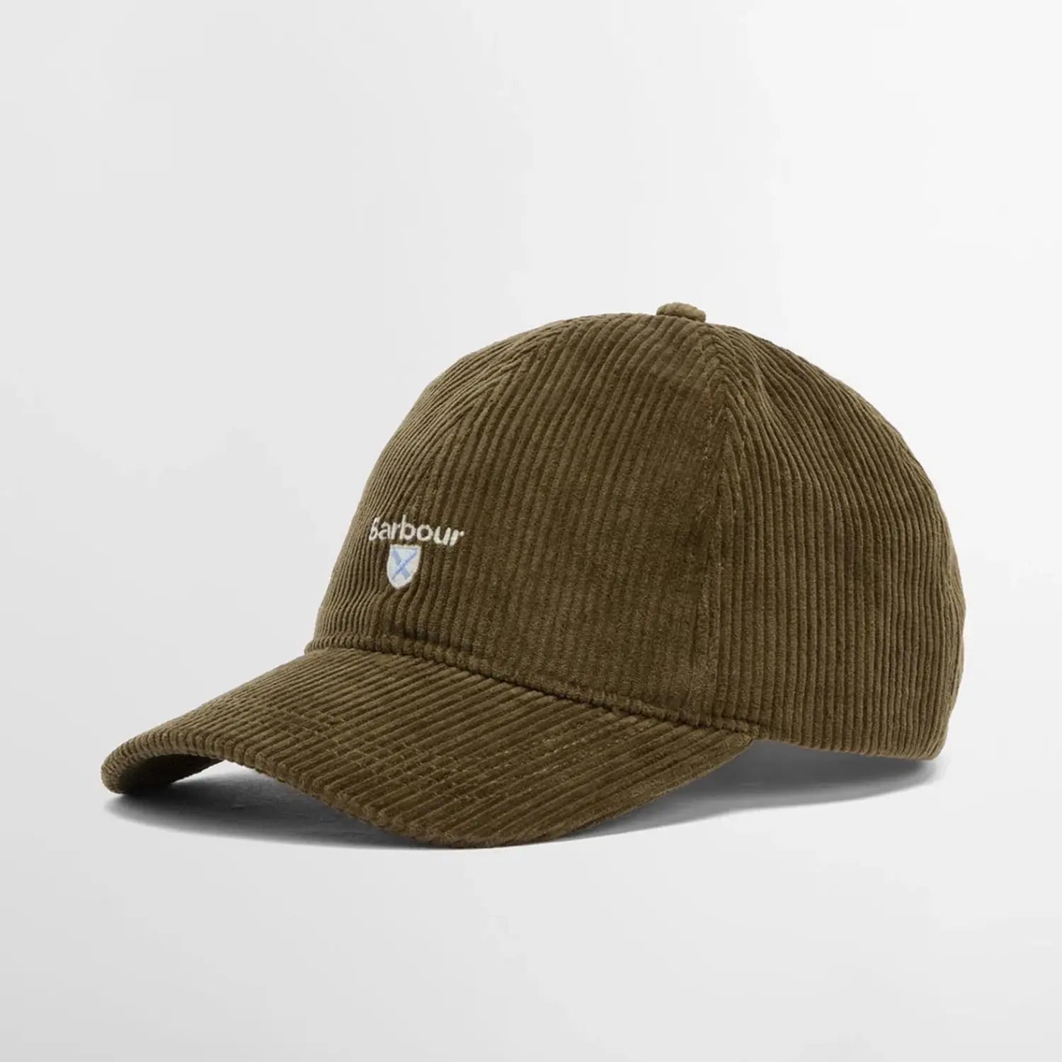 BARBOUR -  CASQUETTE VELOURS OLIVE -  Klubb
