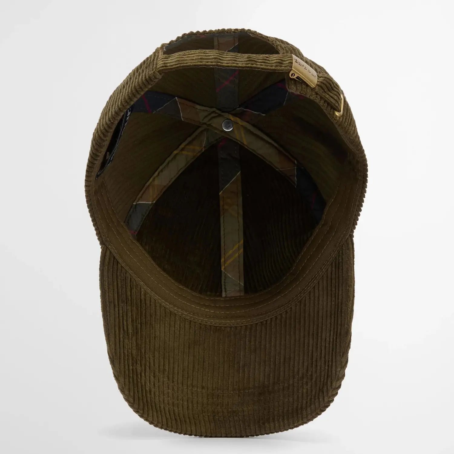 BARBOUR -  CASQUETTE VELOURS OLIVE -  Klubb
