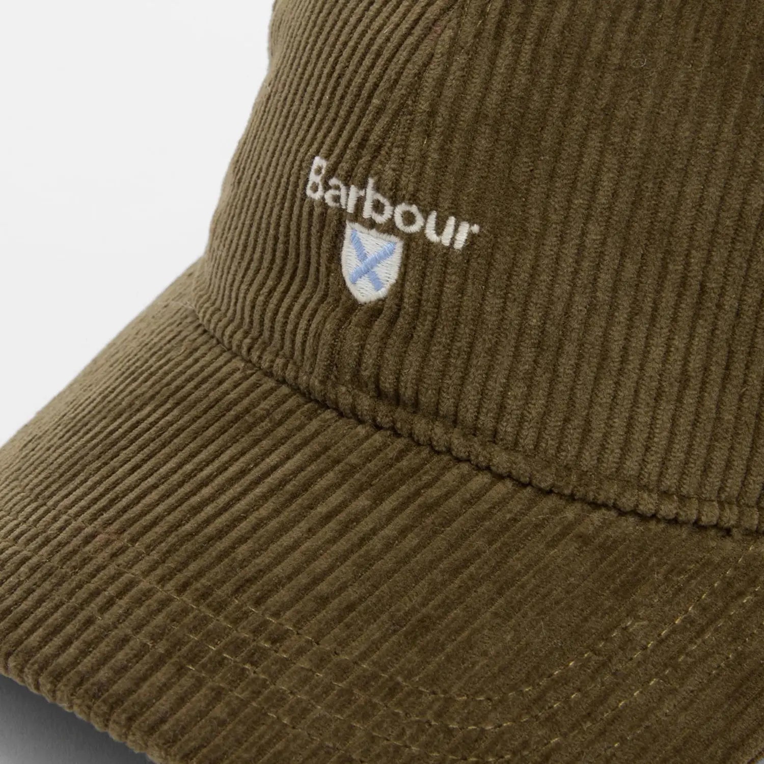 BARBOUR -  CASQUETTE VELOURS OLIVE -  Klubb