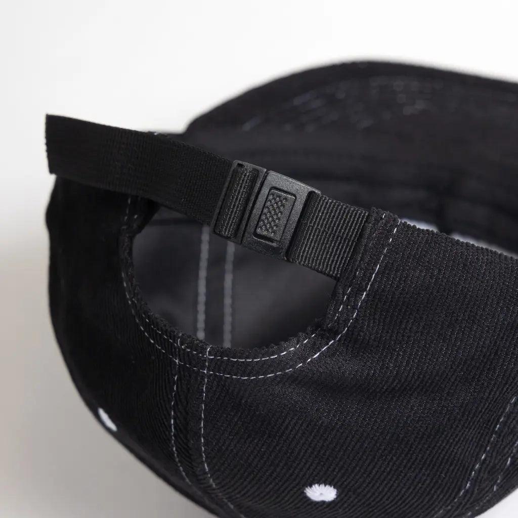 SERVICE WORKS -  CASQUETTE VELOURS SERVICE SCRIPT NOIR -  Klubb