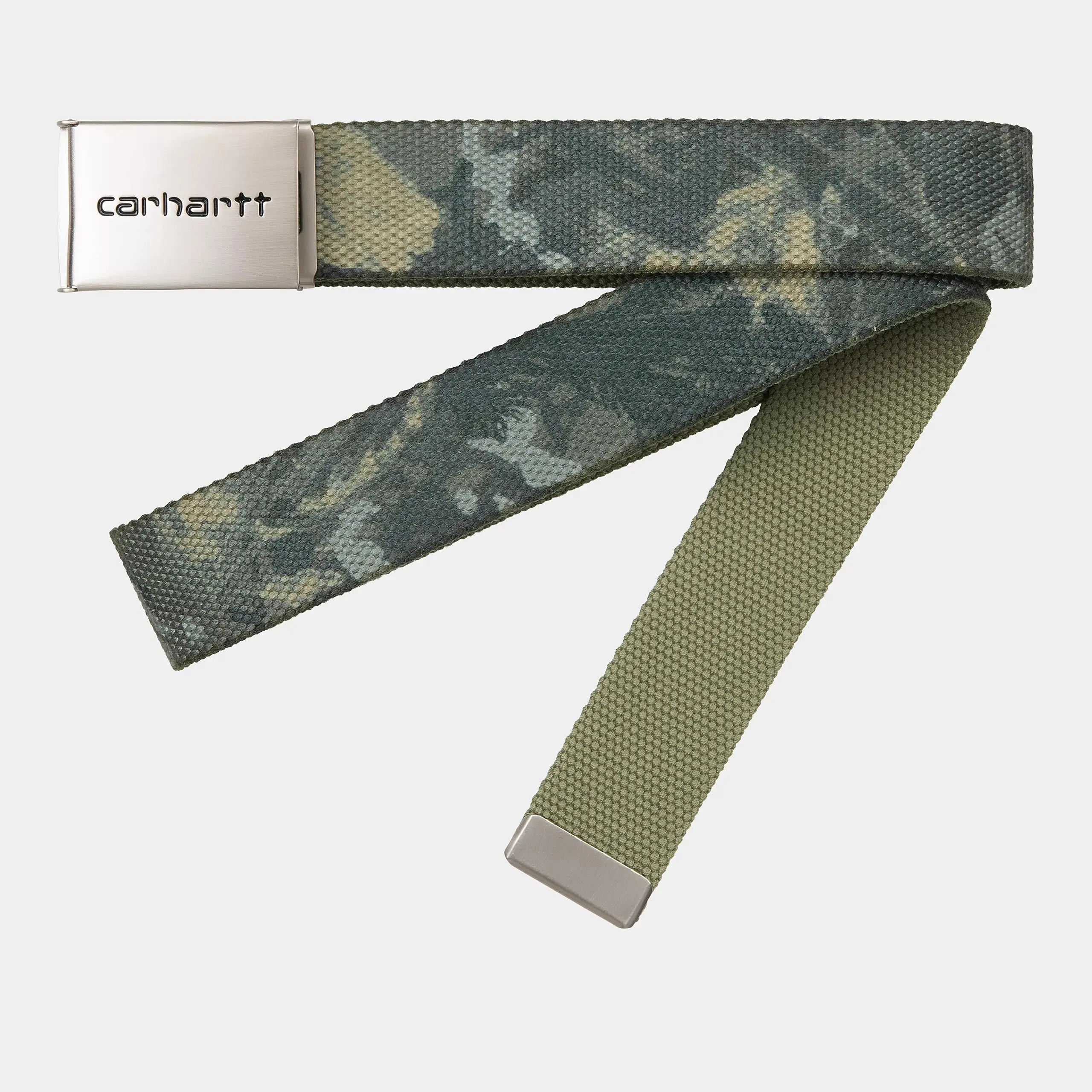 CARHARTT WIP -  CEINTURE CLIP BELT - CAMO COMBI -  Klubb