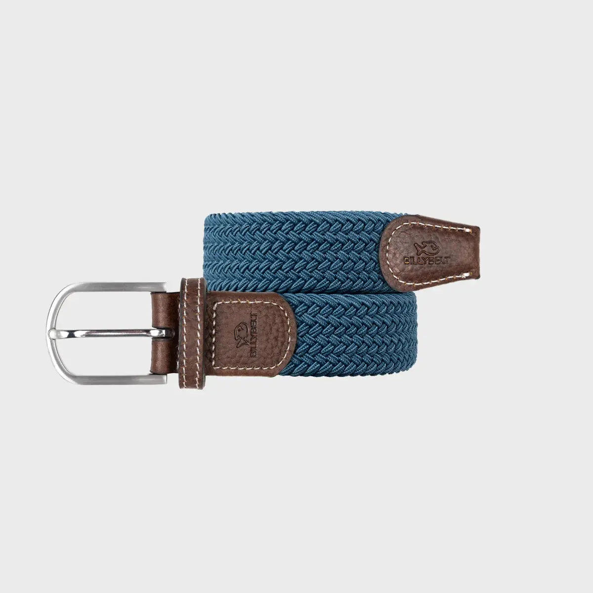 BILLYBELT -  CEINTURE TRESSÉE - BLEU SERAM -  Klubb
