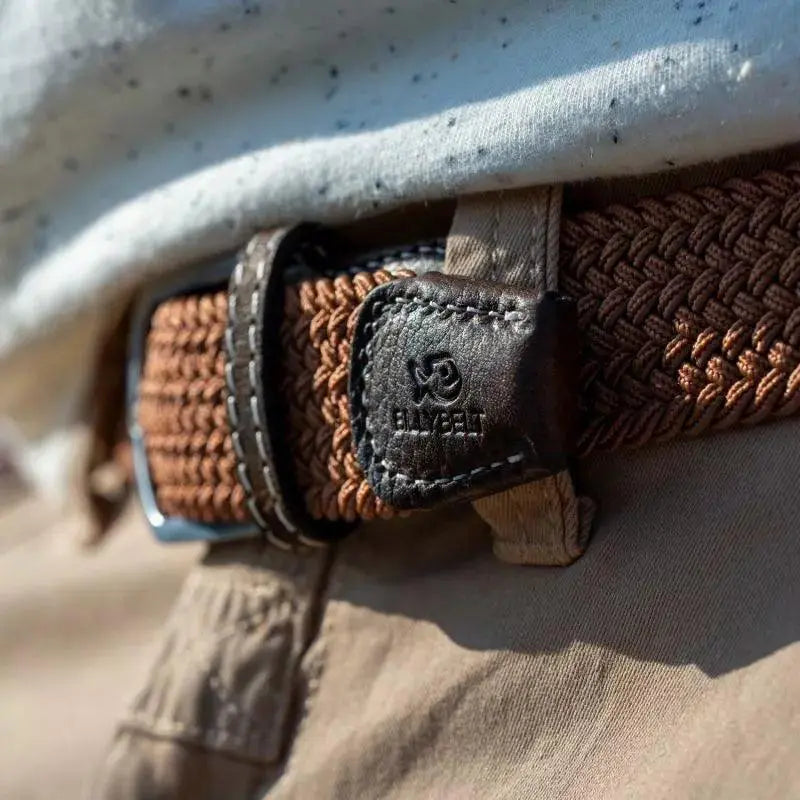 CARAMEL BRAIDED BELT